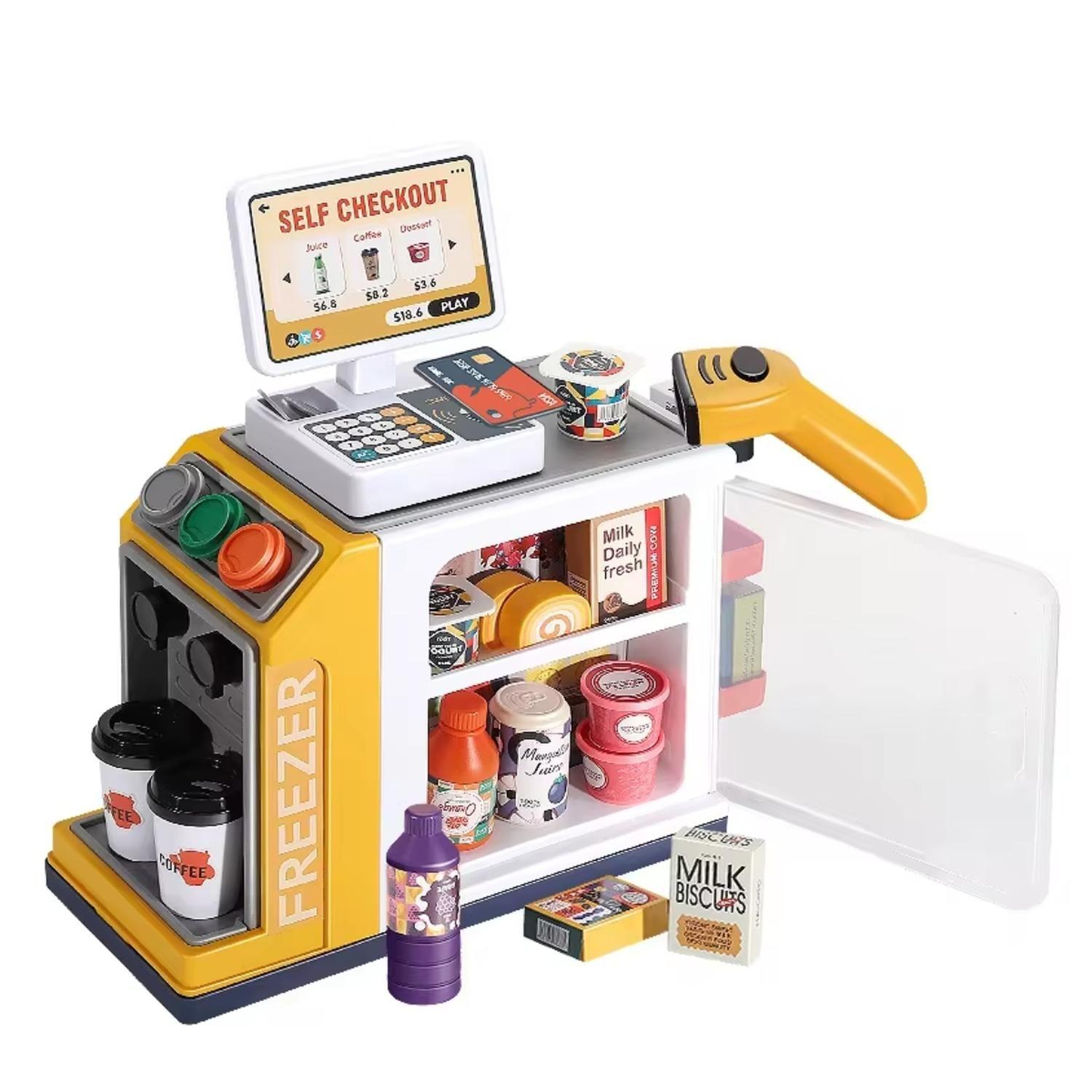 Supermercado Juguete De Compras Scanner Cocina Luz Y Sonido-6