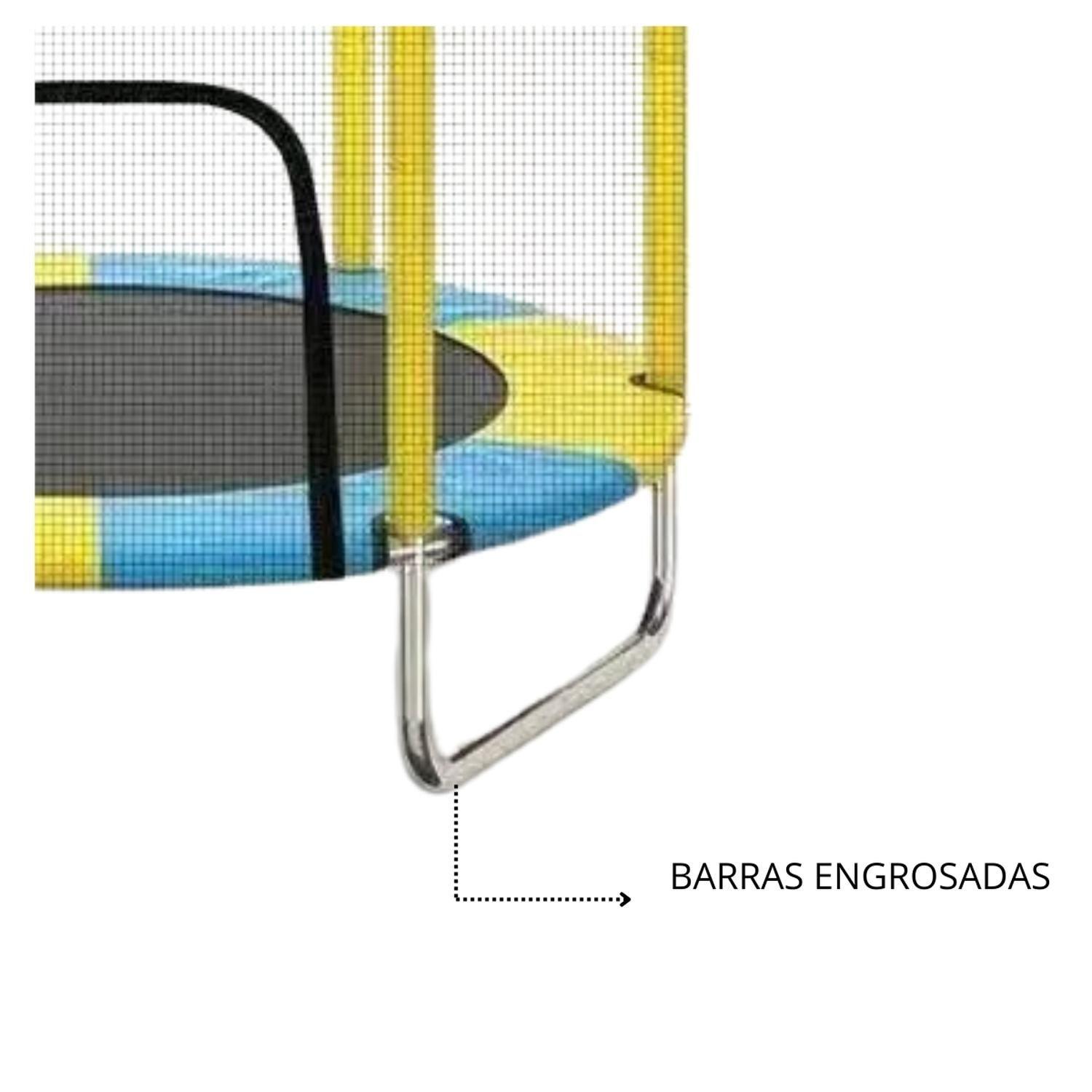 Cama Elastica Saltarina Deluxe Malla Protección Trampolin-2