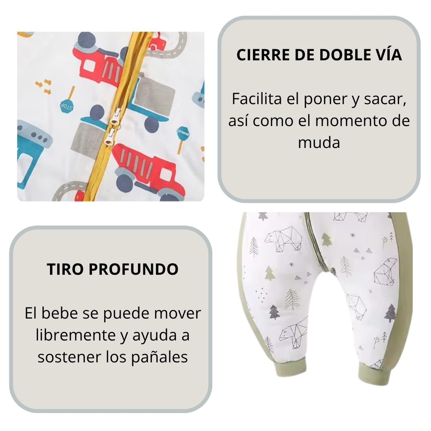 Saquito De Dormir Bebe Con Pie Tog 2.5 Pijama Saco Dormir-2