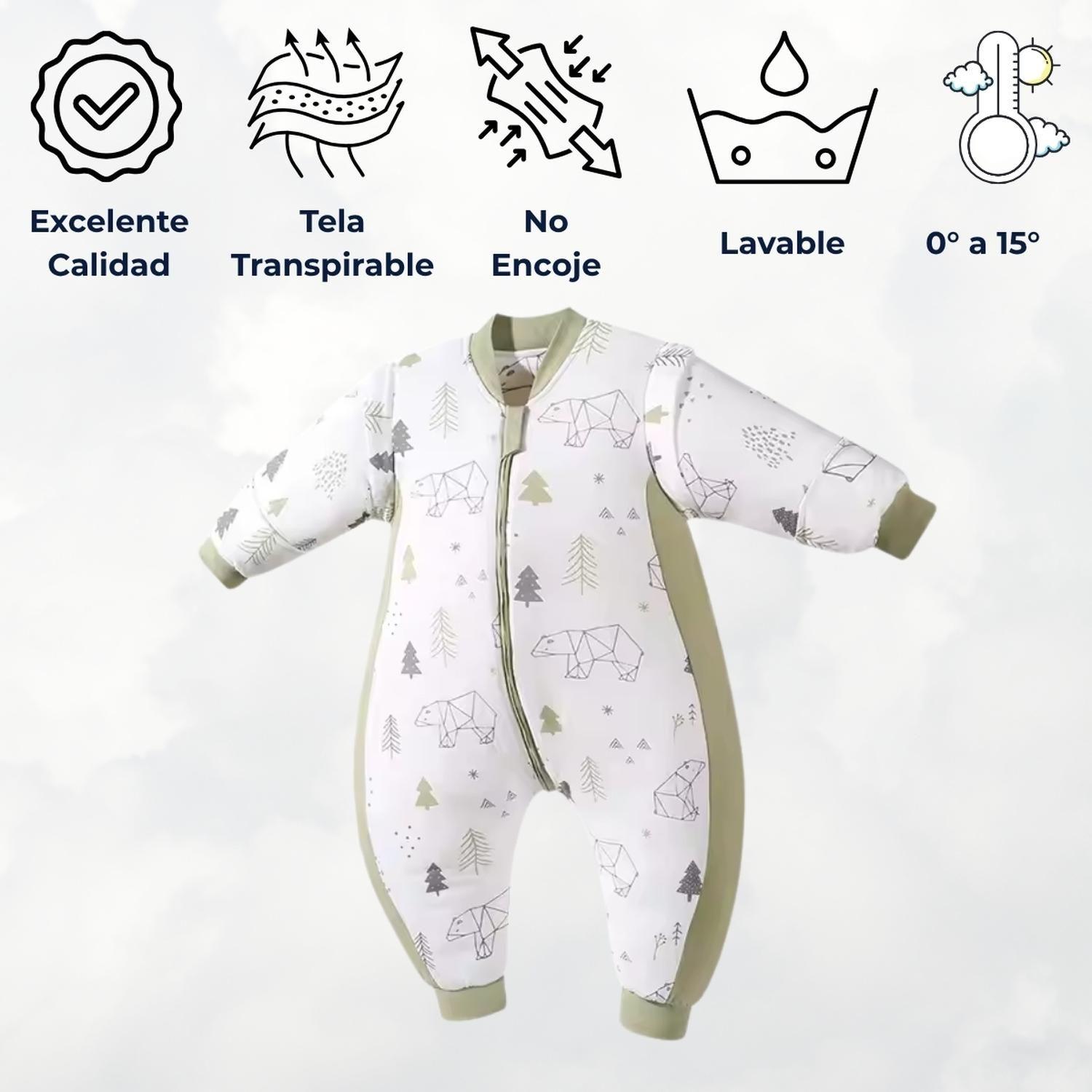 Saquito De Dormir Bebe Con Pie Tog 2.5 Pijama Saco Dormir-3