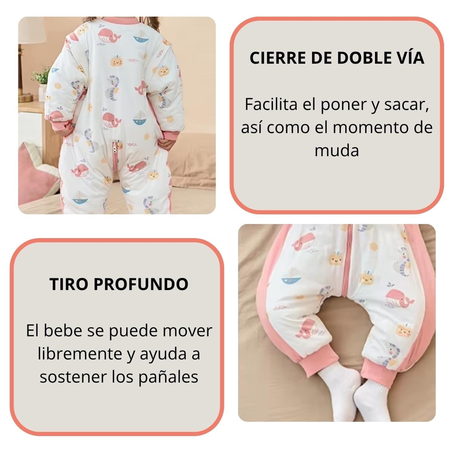 Saquito De Dormir Bebe Con Pie Tog 2.5 Pijama Saco Dormir-2