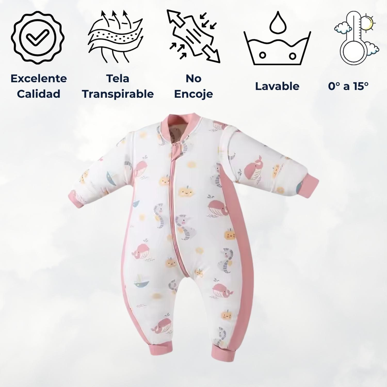 Saquito De Dormir Bebe Con Pie Tog 2.5 Pijama Saco Dormir-3