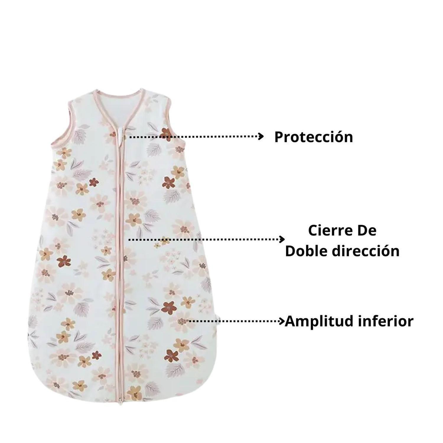 Saquito De Dormir Bebe 2 Unidades Flores TOG 1,5-4