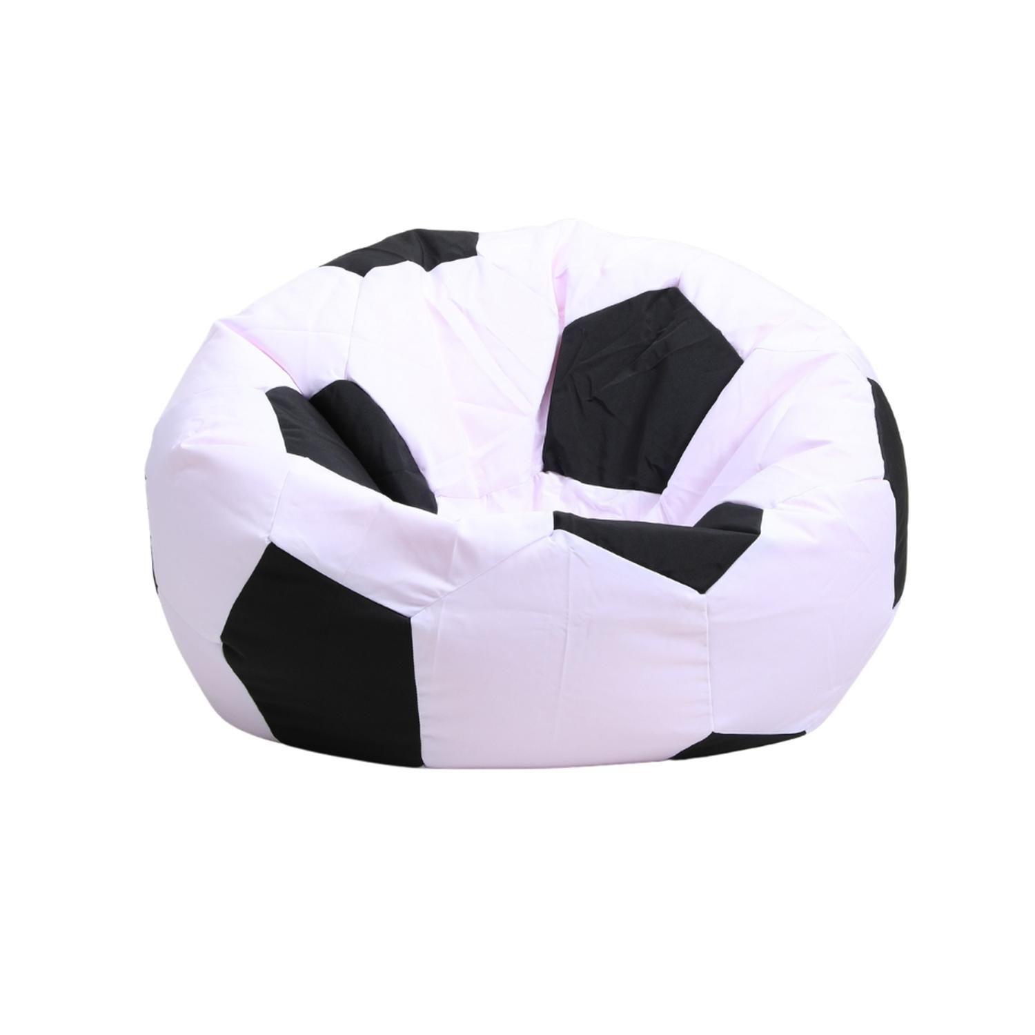 Puff Pera Pelota De Futbol Tela Oxford 600D Diámetro 90 Cm.-0