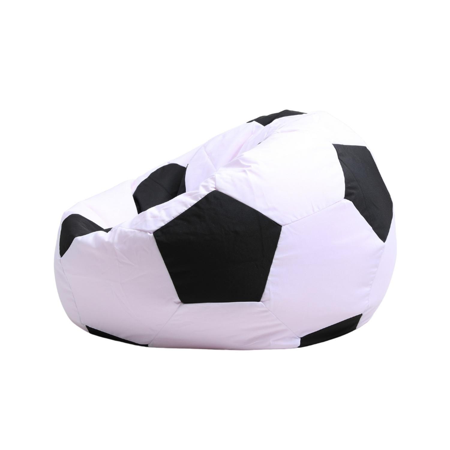 Puff Pera Pelota De Futbol Tela Oxford 600D Diámetro 90 Cm.-1