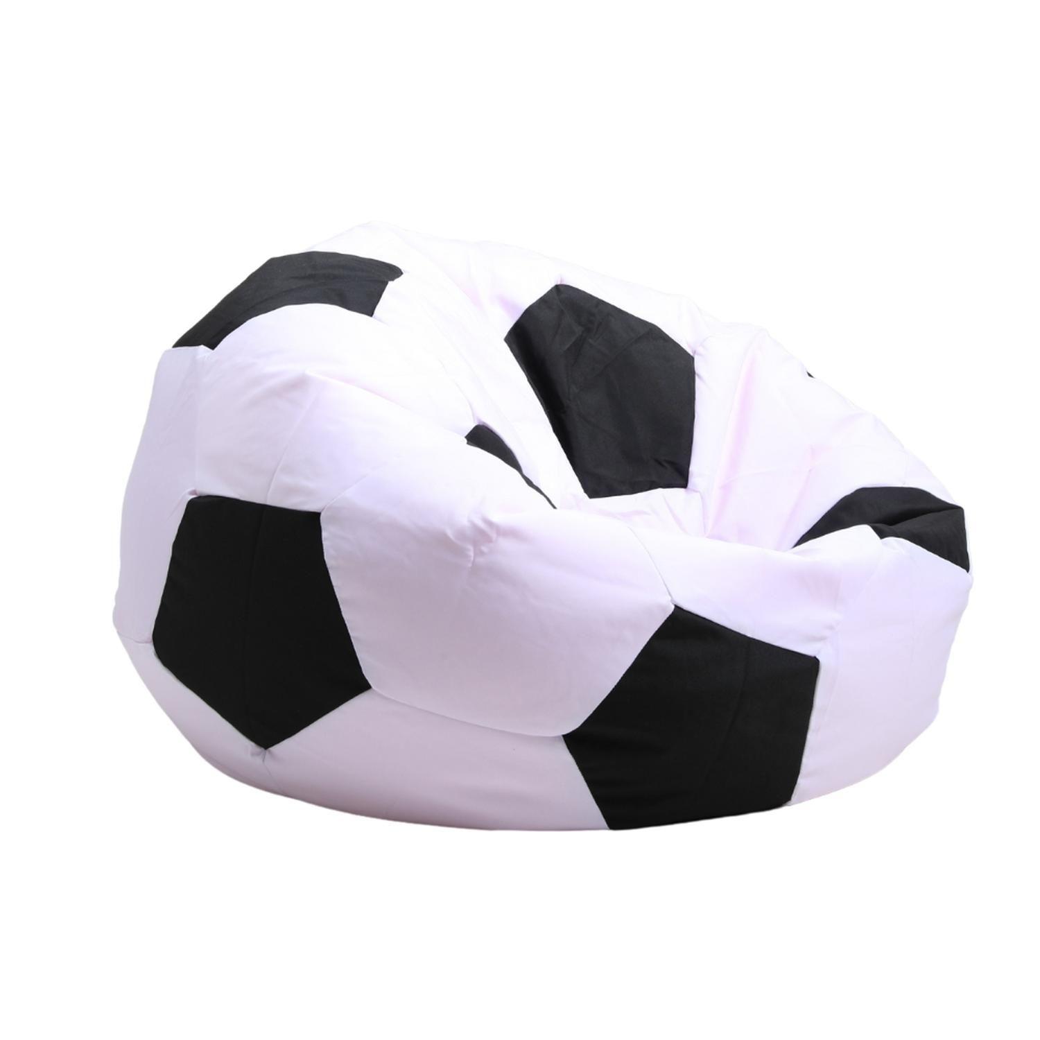 Puff Pera Pelota De Futbol Tela Oxford 600D Diámetro 90 Cm.-2