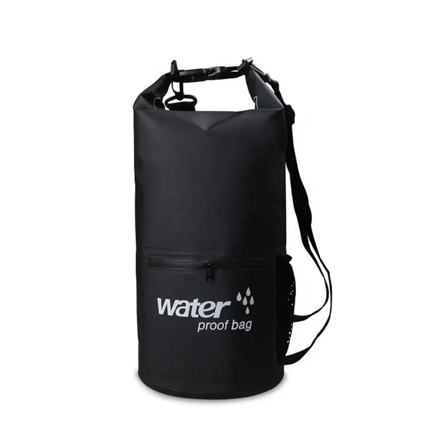 Mochila Seca Impermeable. 25 L. Waterproof. Negro-1