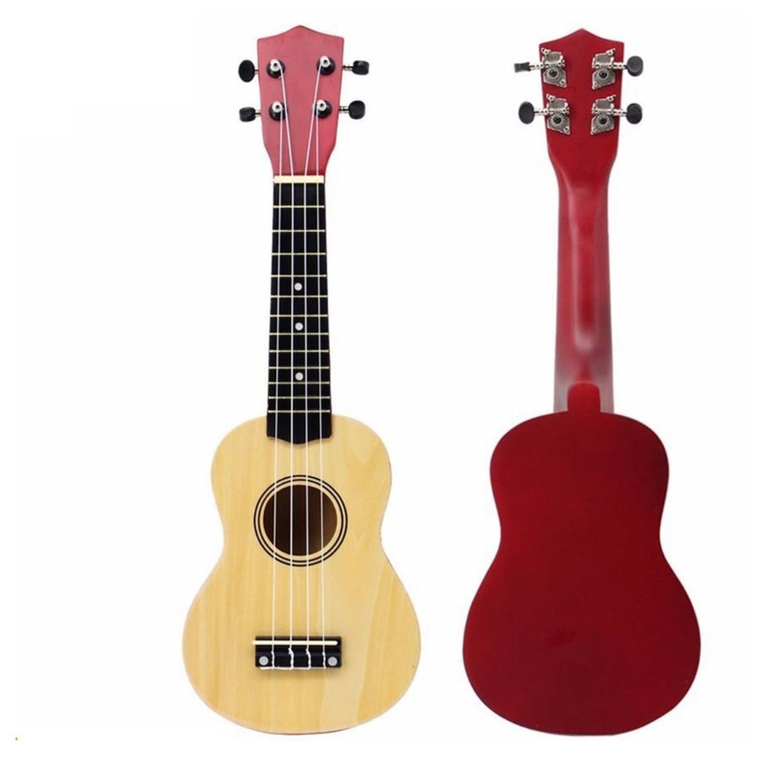 Ukelele 21". Incluye Funda. Color Madera-2
