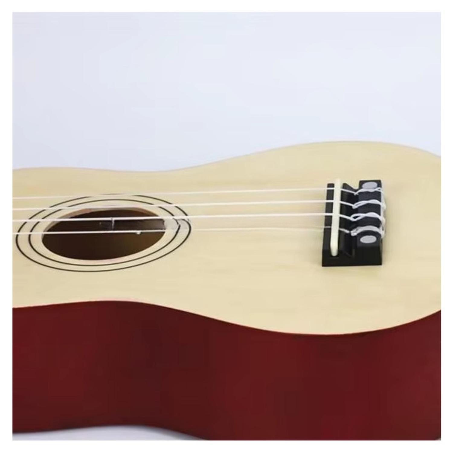 Ukelele 21". Incluye Funda. Color Madera-4