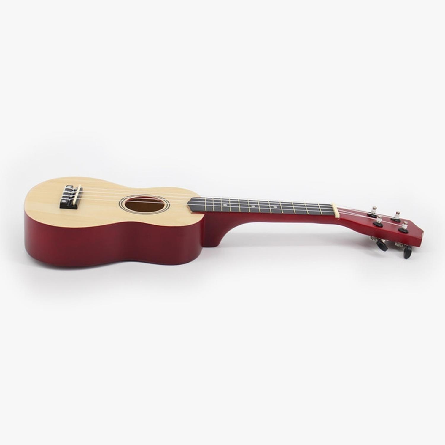Ukelele 21". Incluye Funda. Color Madera-8