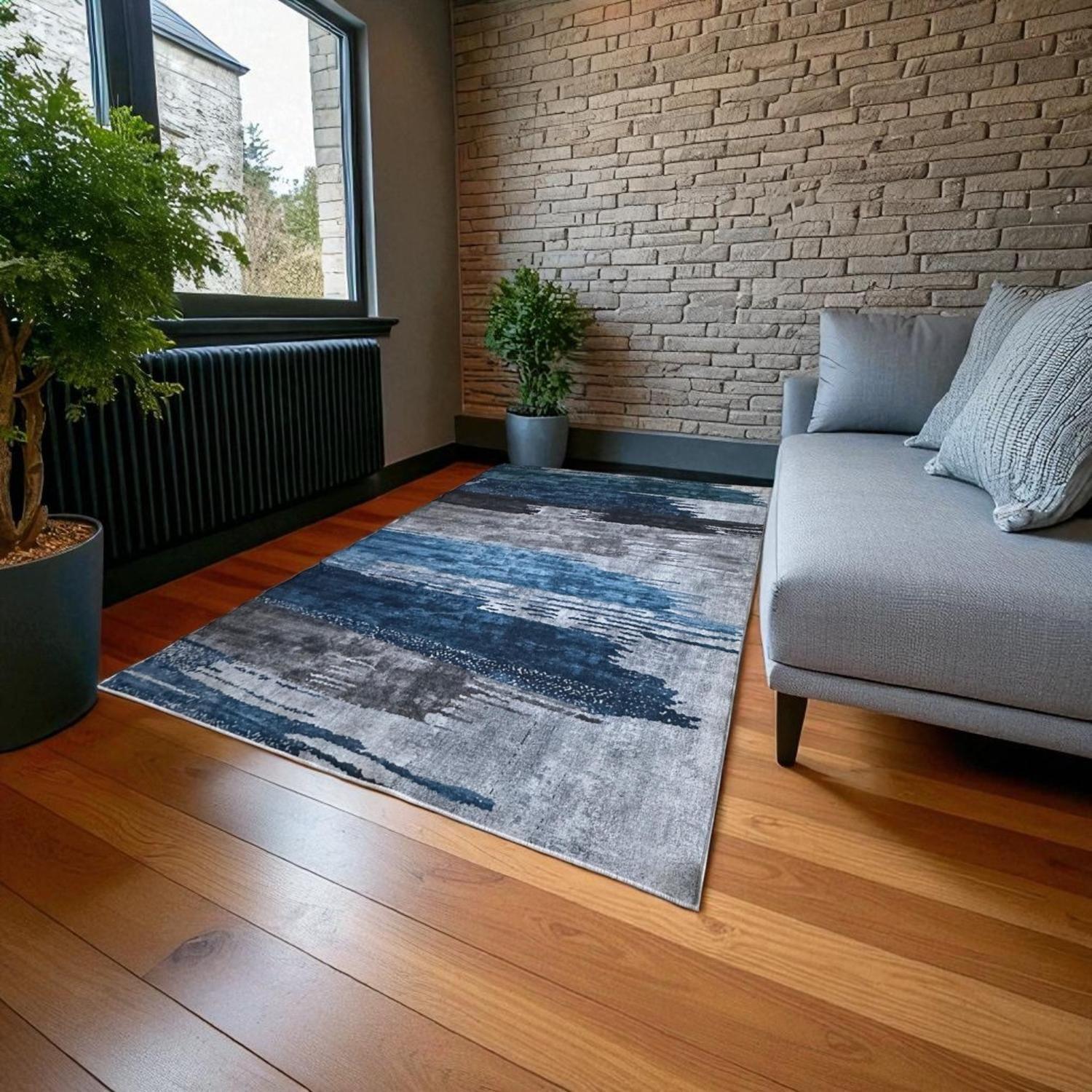 Alfombra Living Grande 150X200 Cm. Mardin Tapete Sala 3D-2