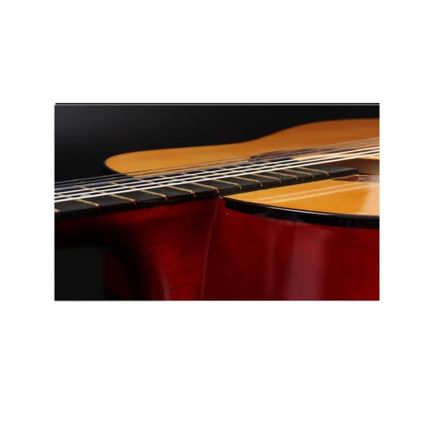 Guitarra Acustica Clásica 38”. Incluye Funda.-4