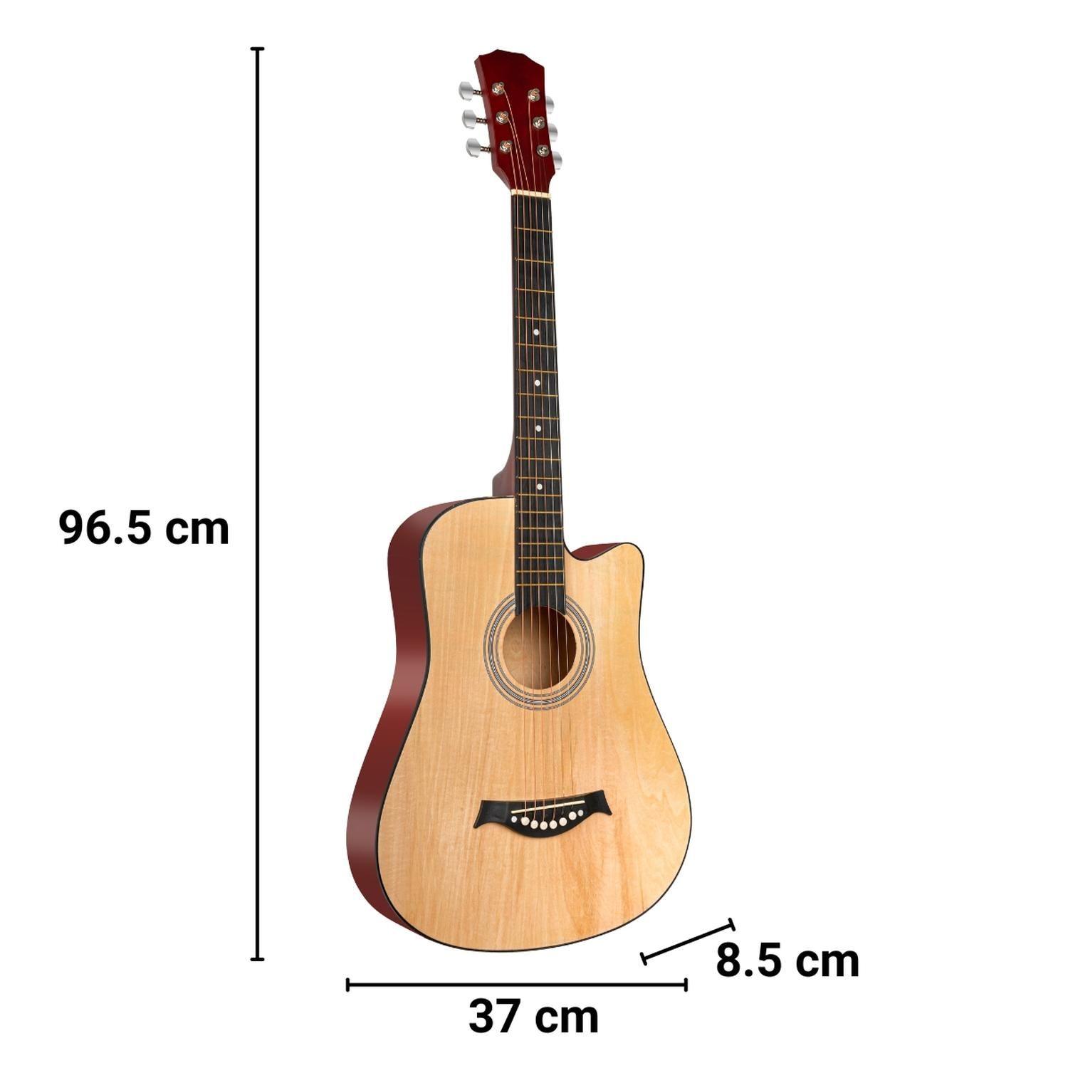Guitarra Acustica Clásica 38”. Incluye Funda.-4