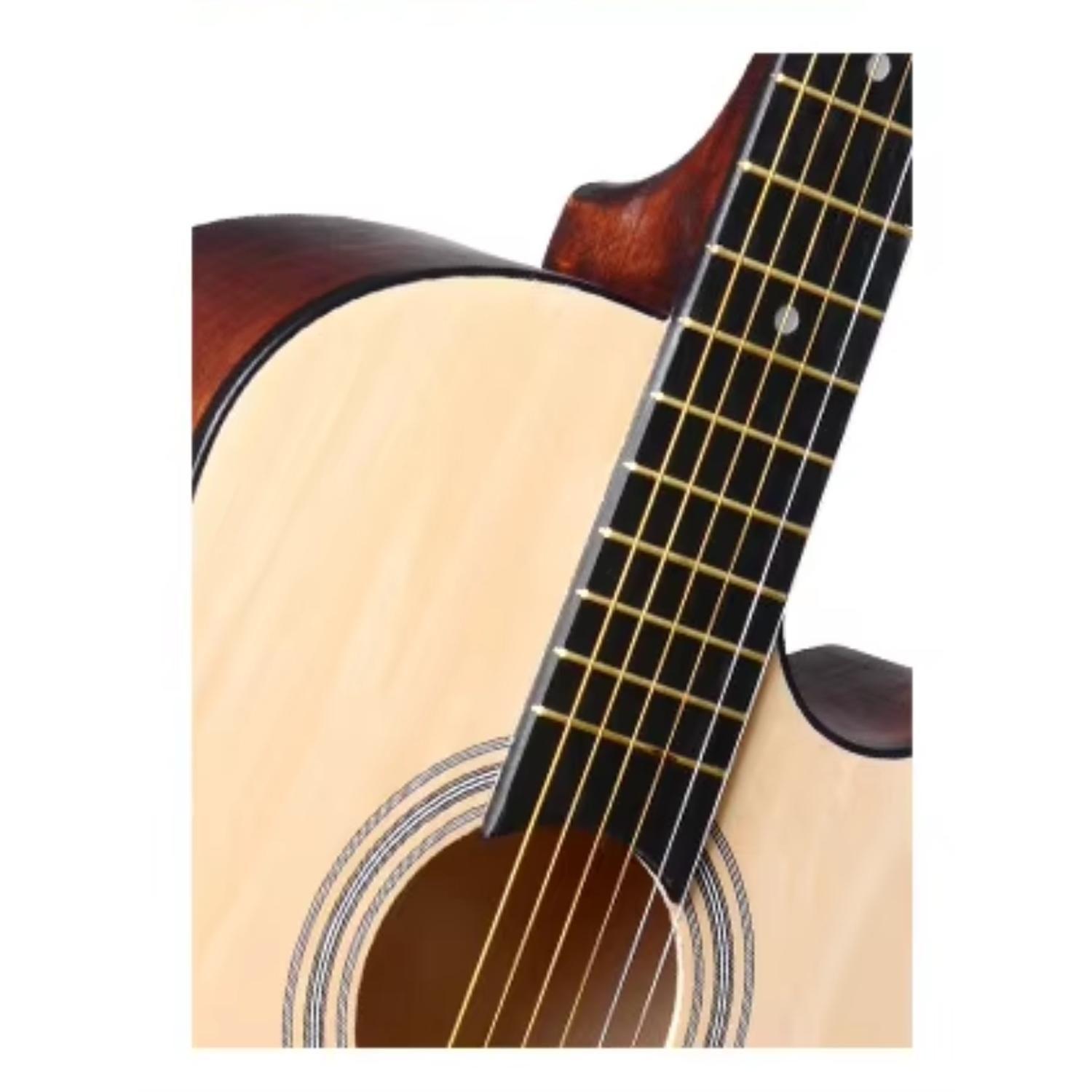 Guitarra Acustica Clásica 38”. Incluye Funda.-7