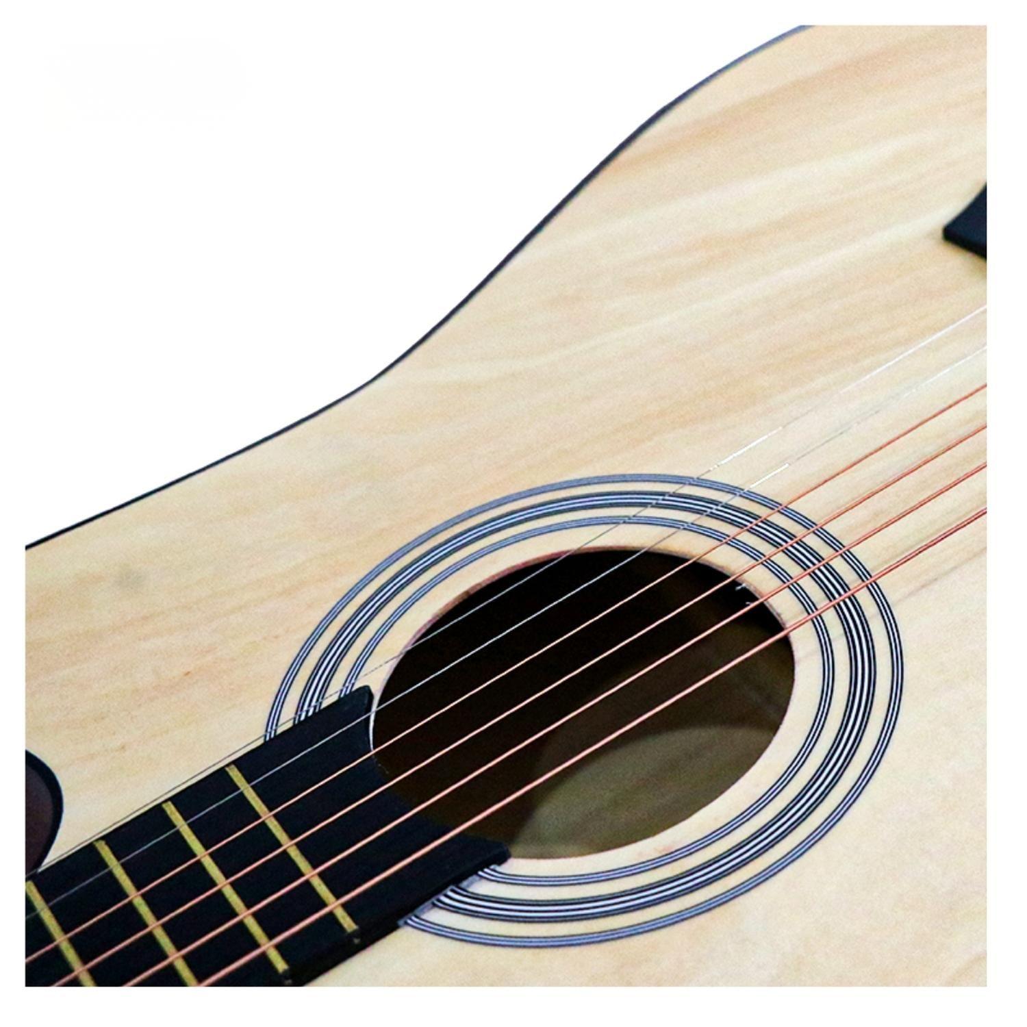 Guitarra Acustica Clásica 38”. Incluye Funda.-8