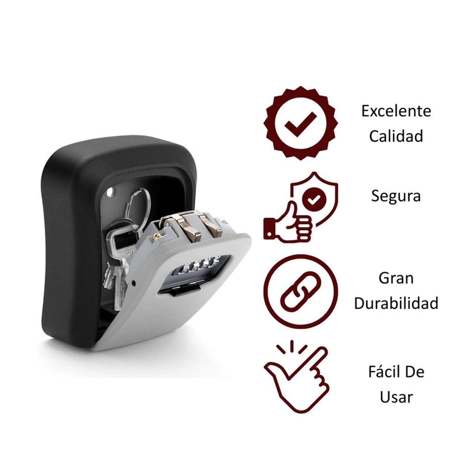 Caja Metalica Guarda Llaves Con Clave. Airbnb.-2