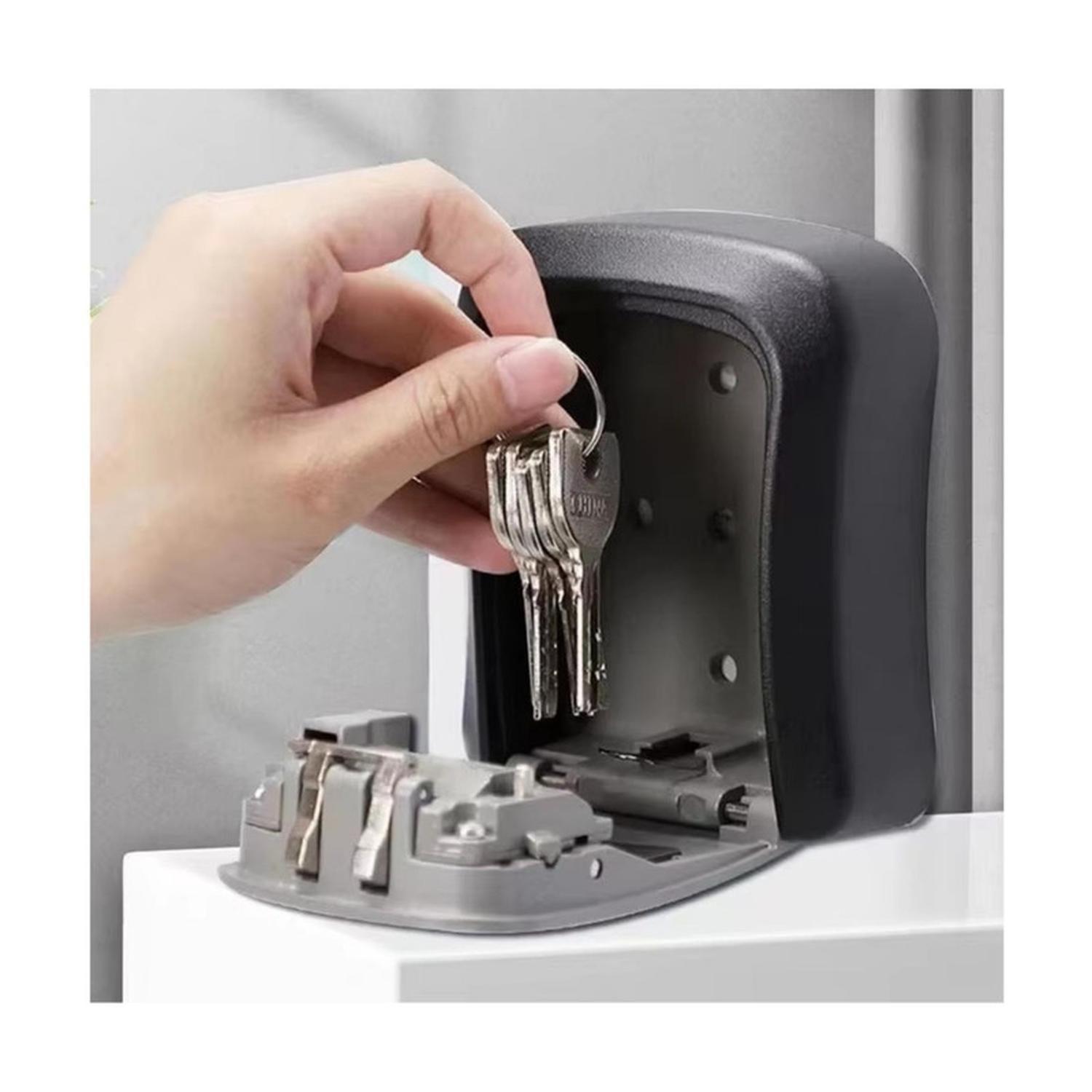 Caja Metalica Guarda Llaves Con Clave. Airbnb.-3