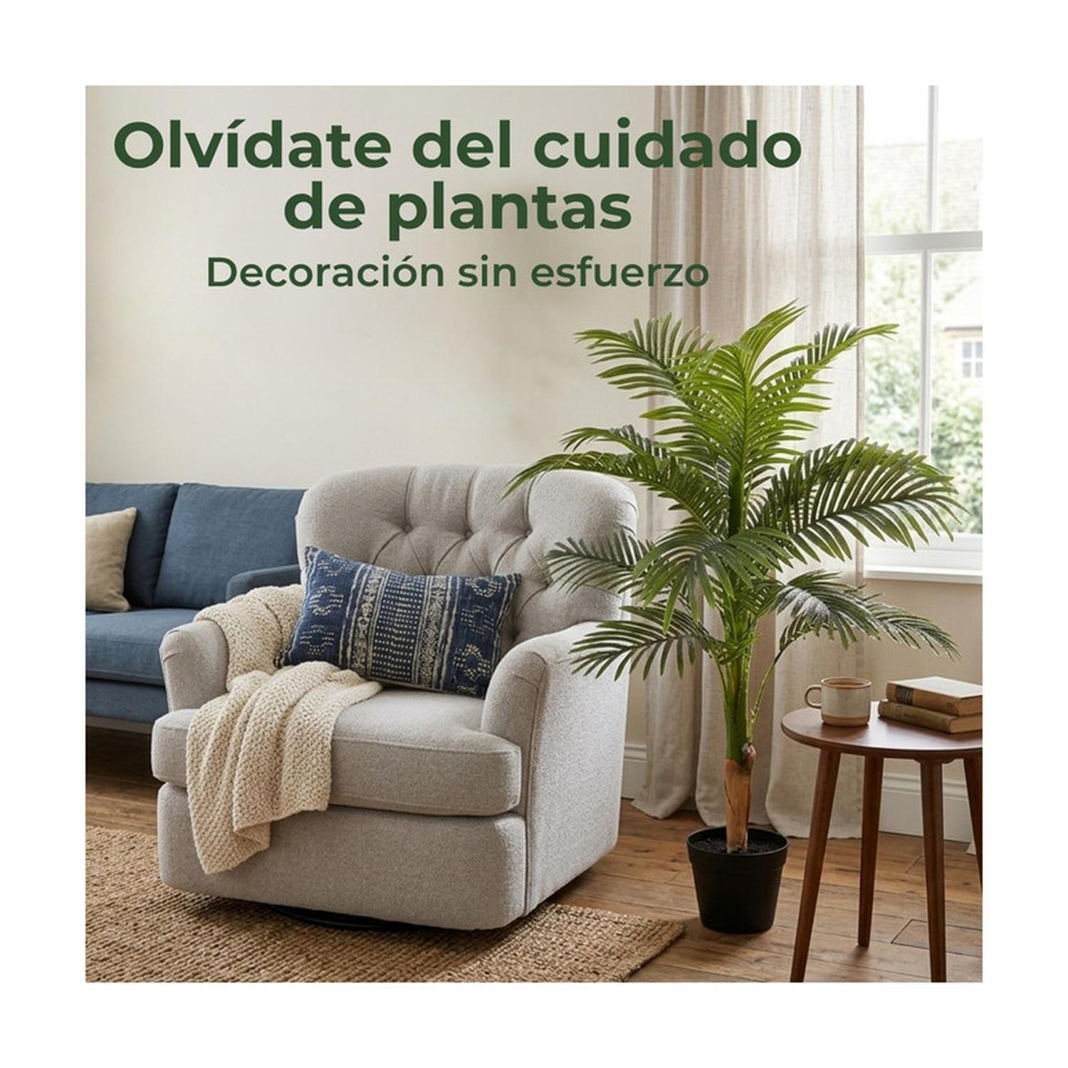 Planta Artificial Palmera Areca Decorativa 100 cm-5