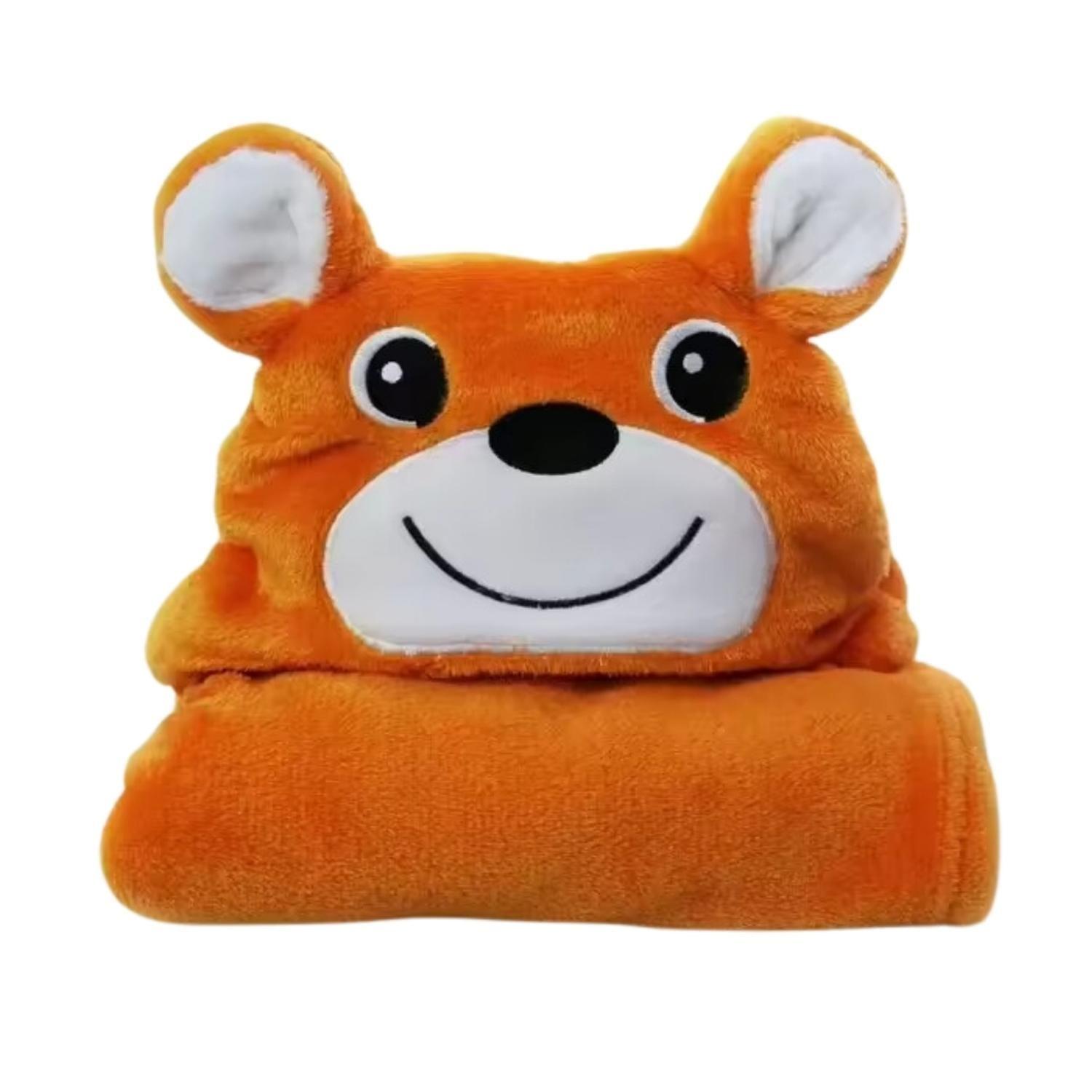 Toalla Bebe Con Capucha Ciervo-0