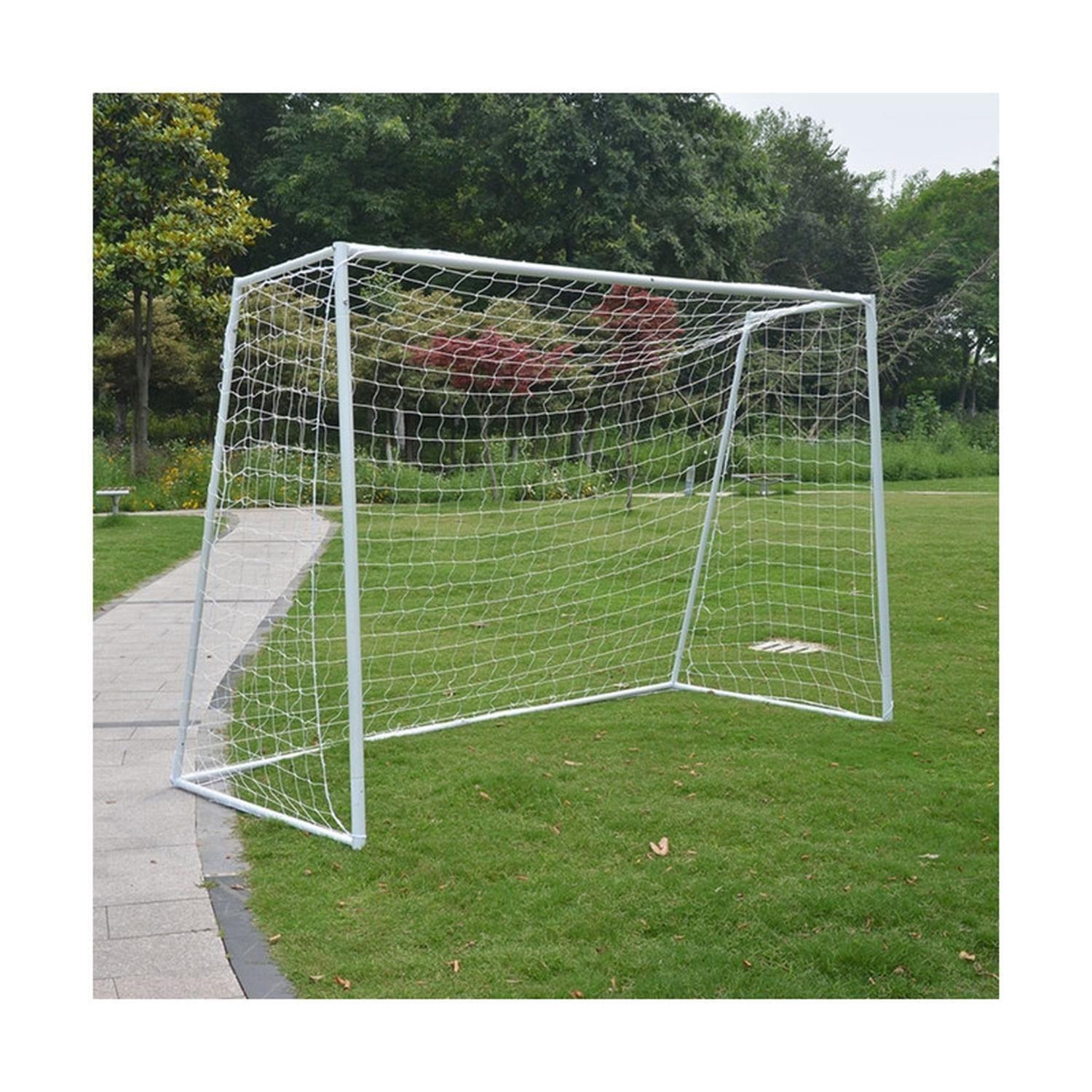 Pack 2 Arcos Futbol Baby Metalico Fierro Red 3X2 Metros-3