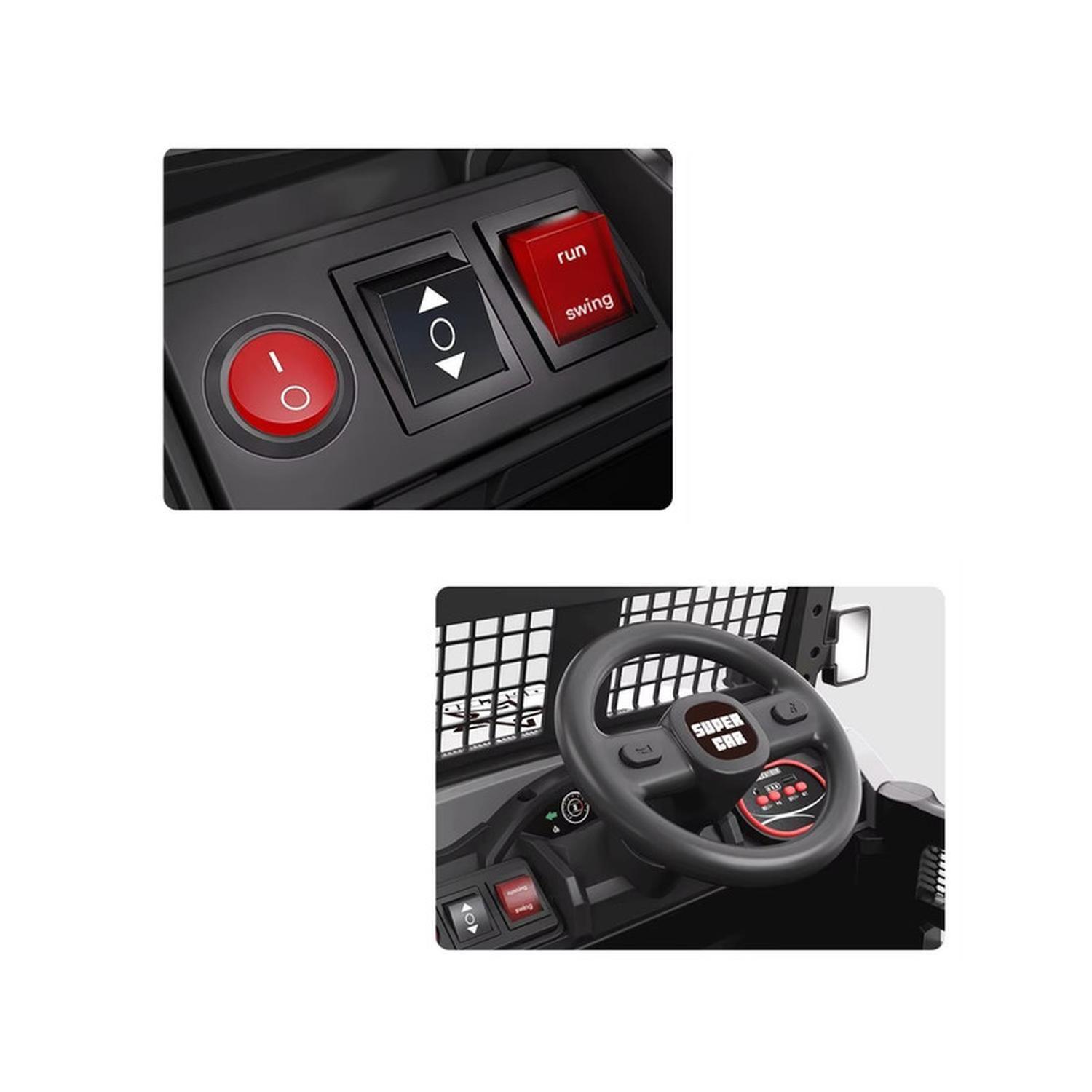 Auto Eléctrico Infantil Jeep Blaze Batería Control Rosado-3