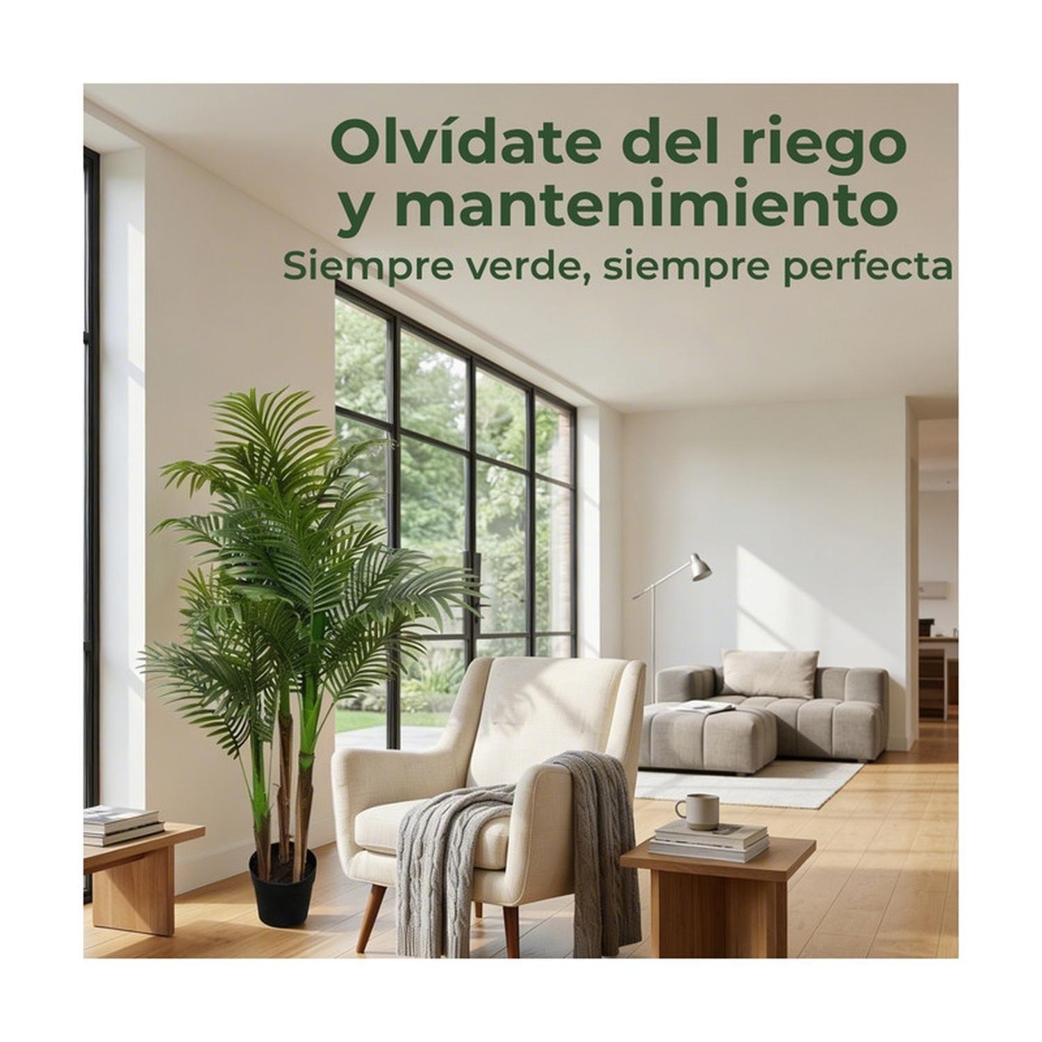 Planta Artificial Palmera Areca Frondosa 135 cm-5