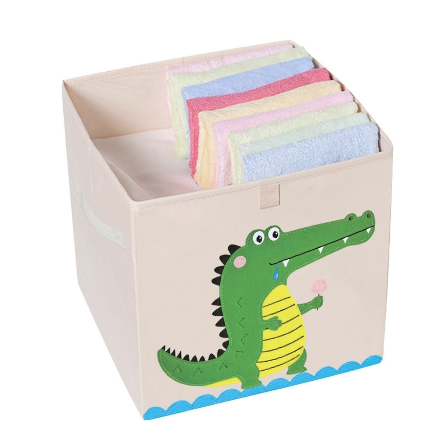 Caja Organizadora Juguetes Ropa Infantil Cocodrilo-0
