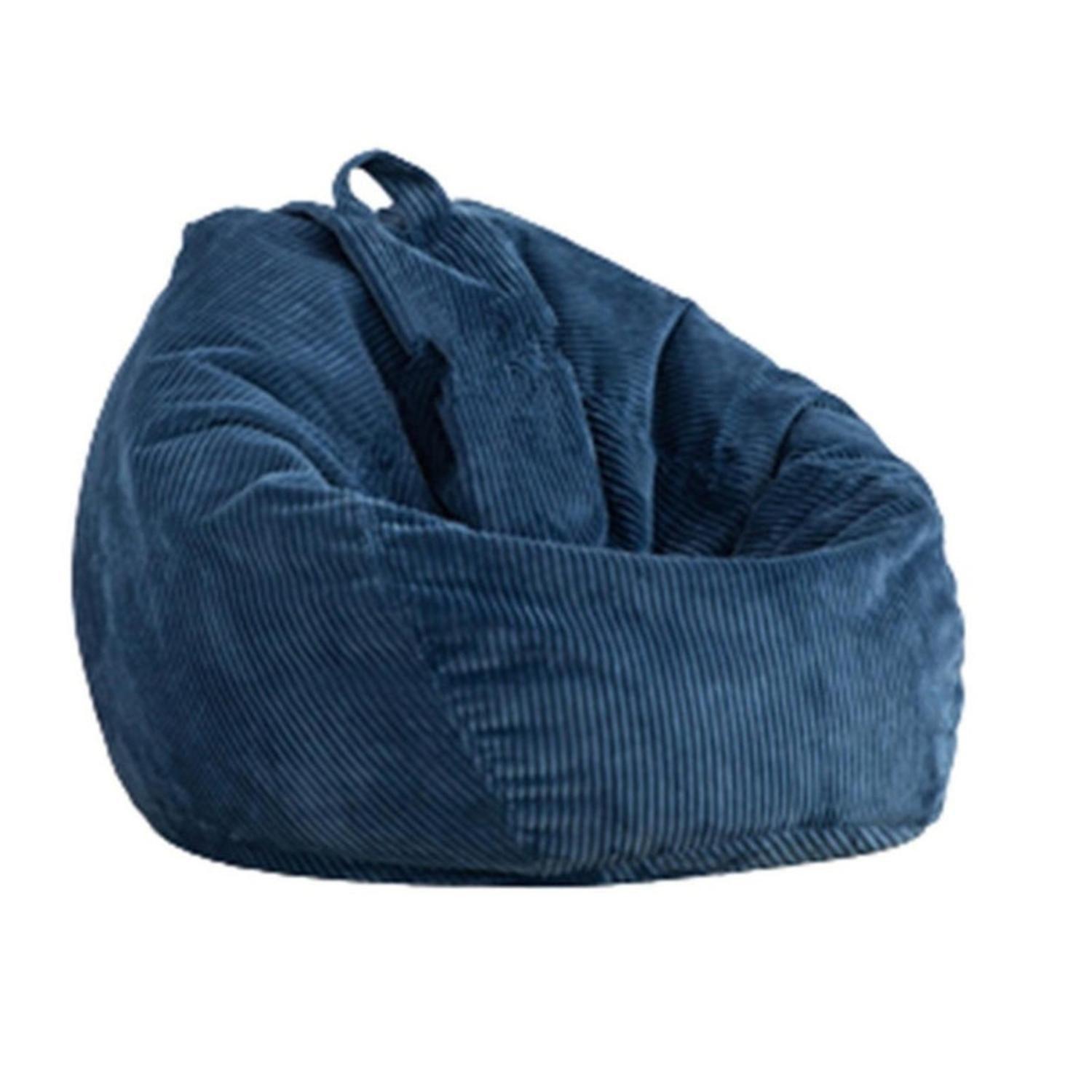 Puff Sillon Pera Cotele Gamer Ninos 100 X 120 Cm Azul-0
