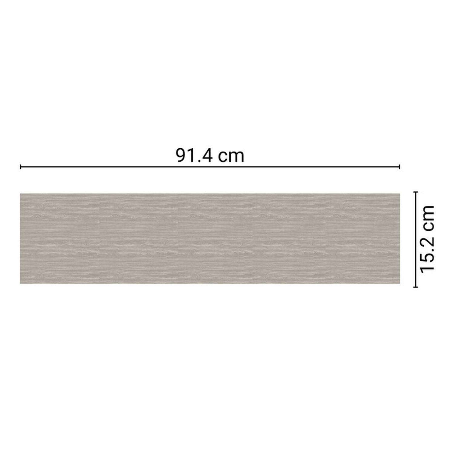Piso Vinílico Adhesivo Símil Madera 91,4x15,2 Gris Clara-4