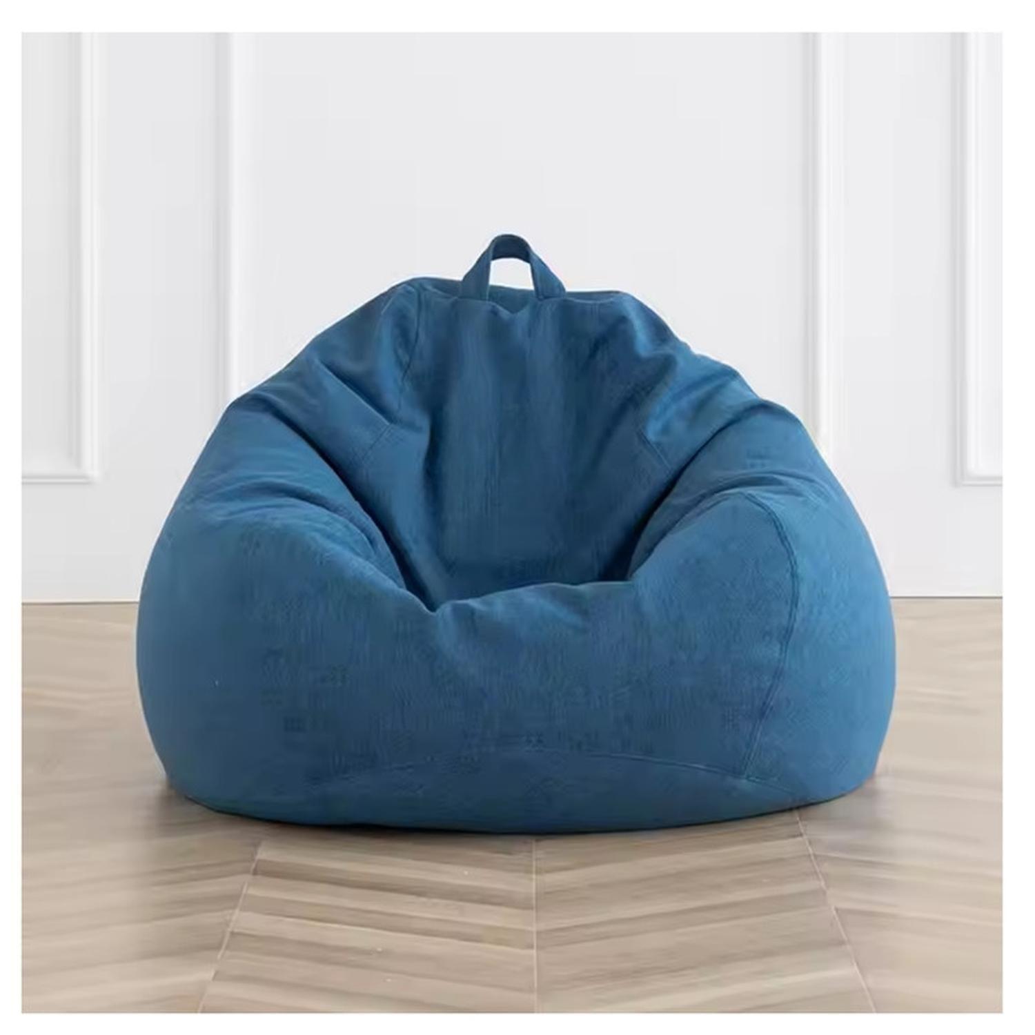 Puff Pera Simil Lino 90X110 Cm Gris-5