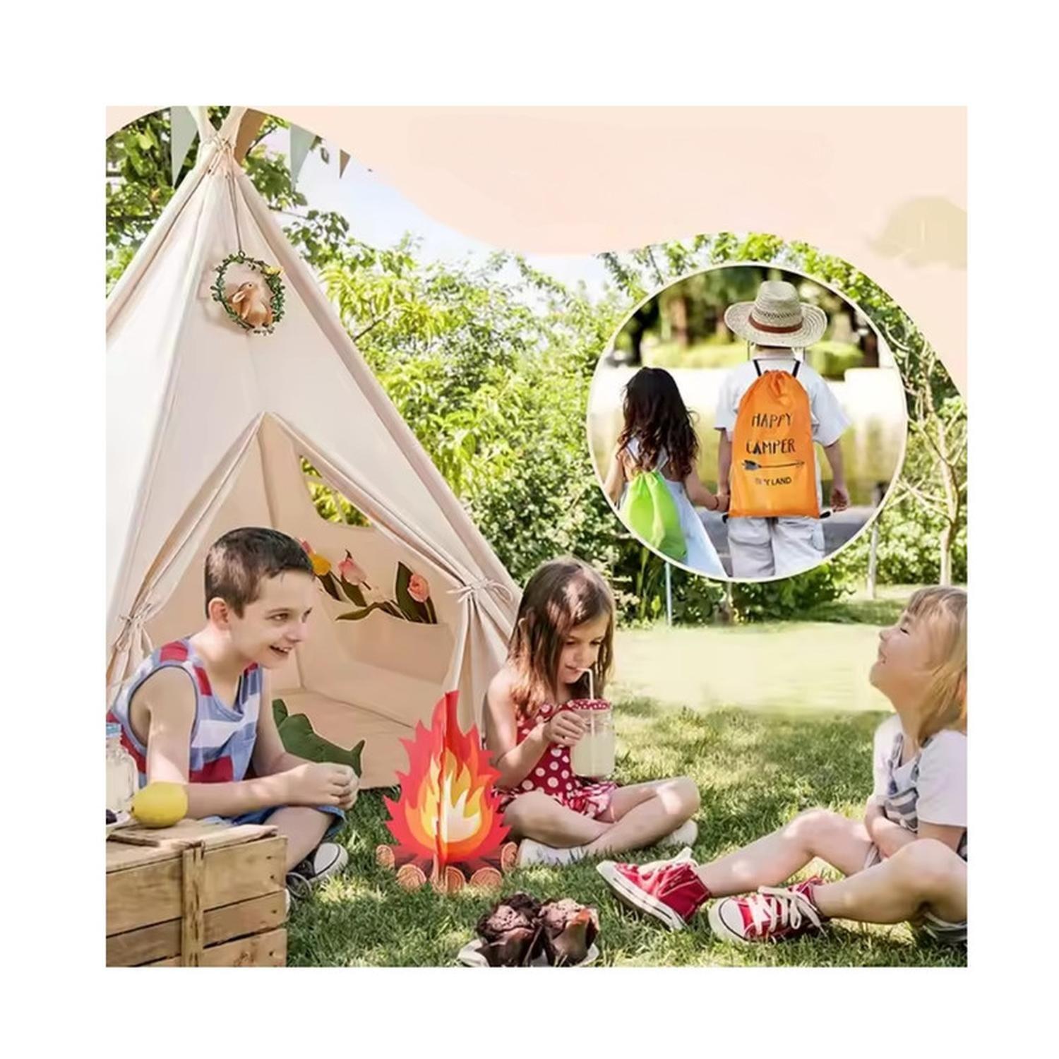 Carpa Tipi Niños Infantil 160 cm Morada Juguete Decoracion-6