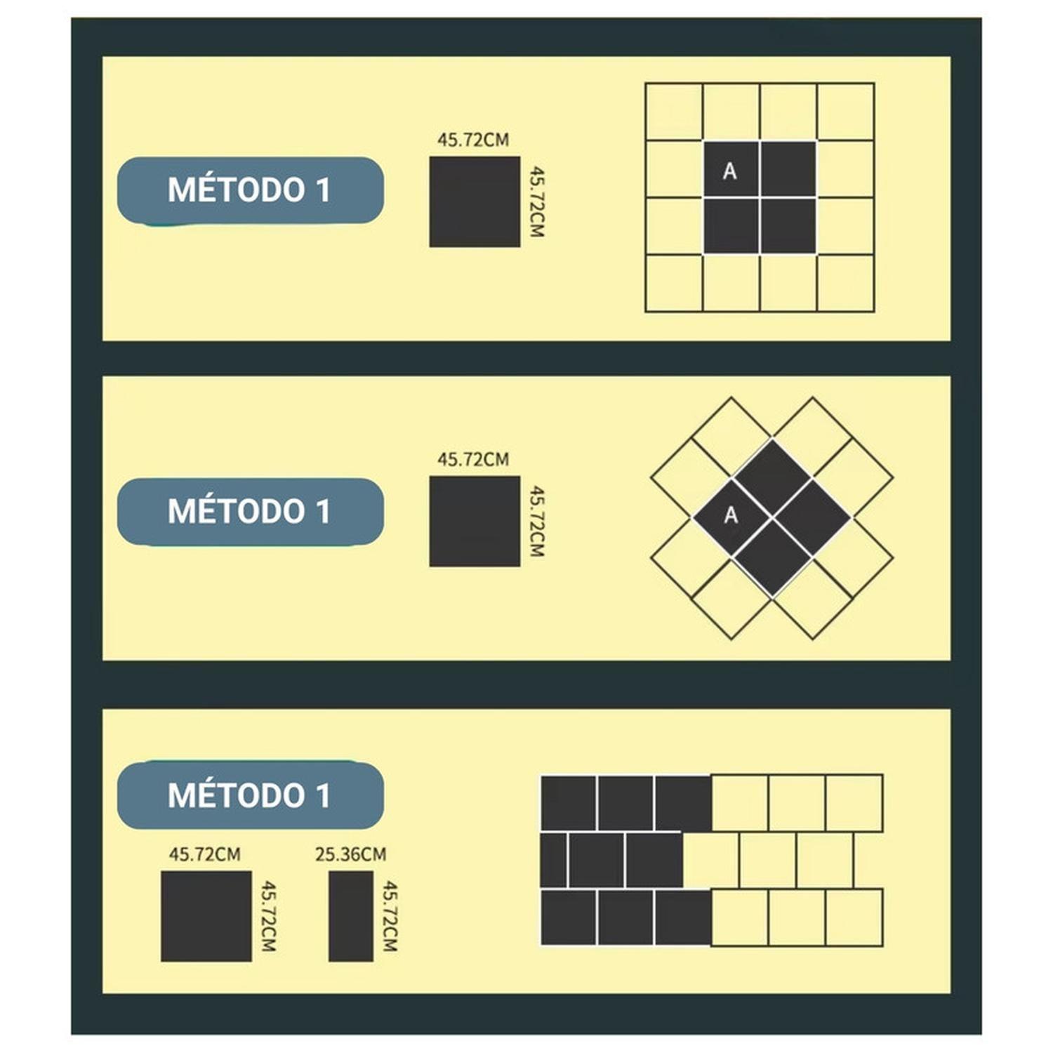 Piso Vinílico Símil Porcelanato 45,7x45,7 Mármol Blanco-8