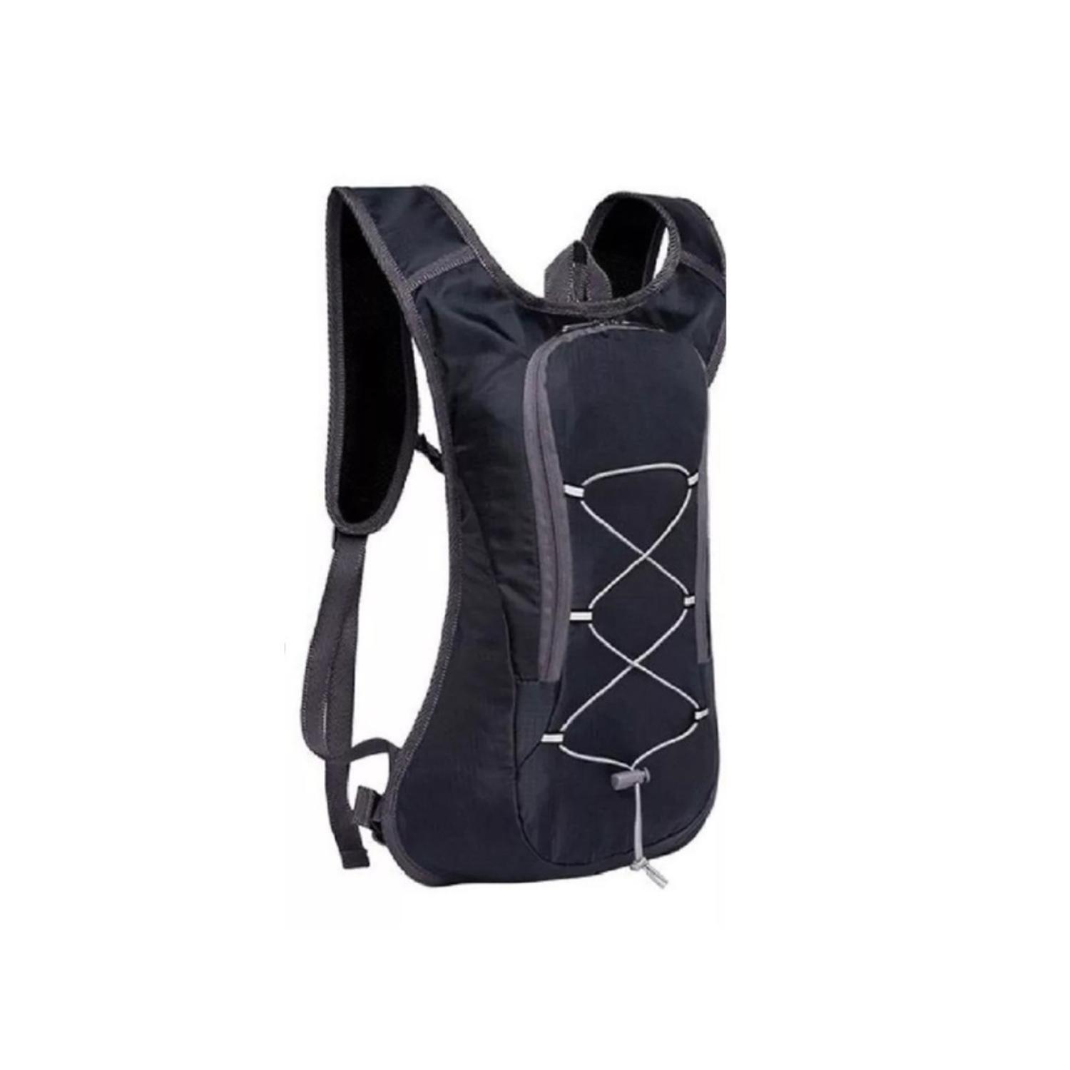 Mochila Hidratacion Negra + Bolsa de Agua 2L.-0