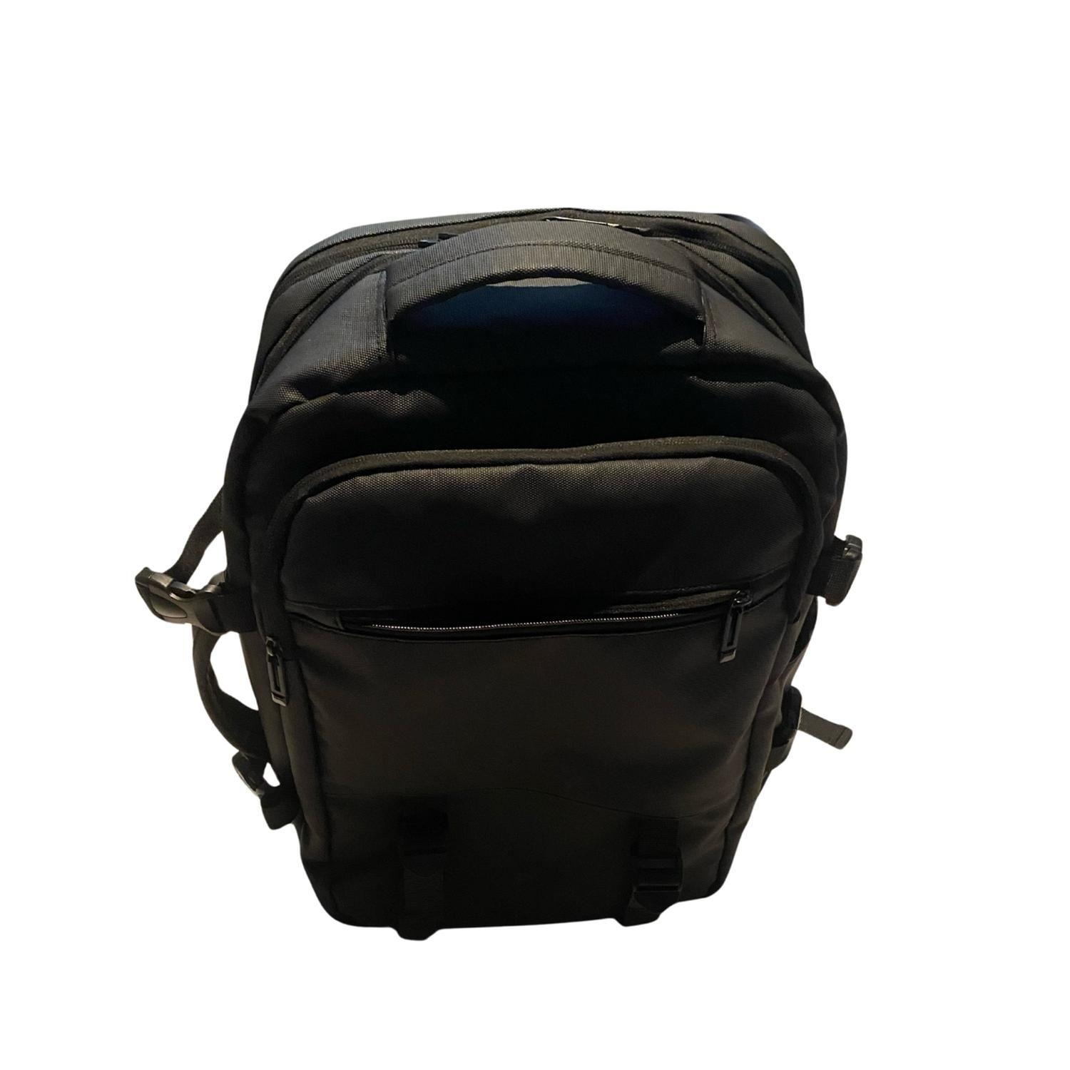 Mochila Notebook Viaje/Cabina Multifuncional 45X35X18 Negro-4