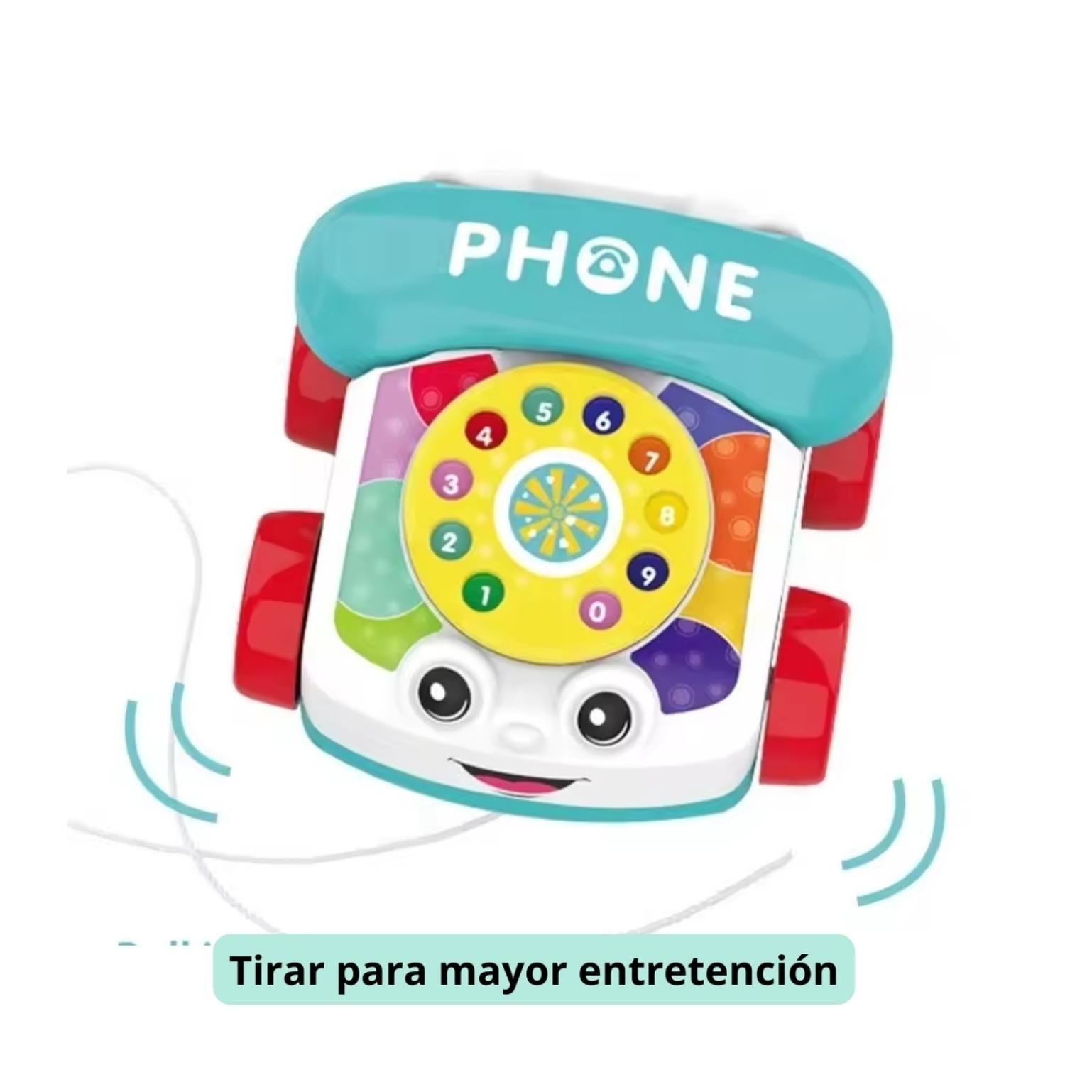 Telefono Juguete Con Disco Didactico Infantil Colores-2
