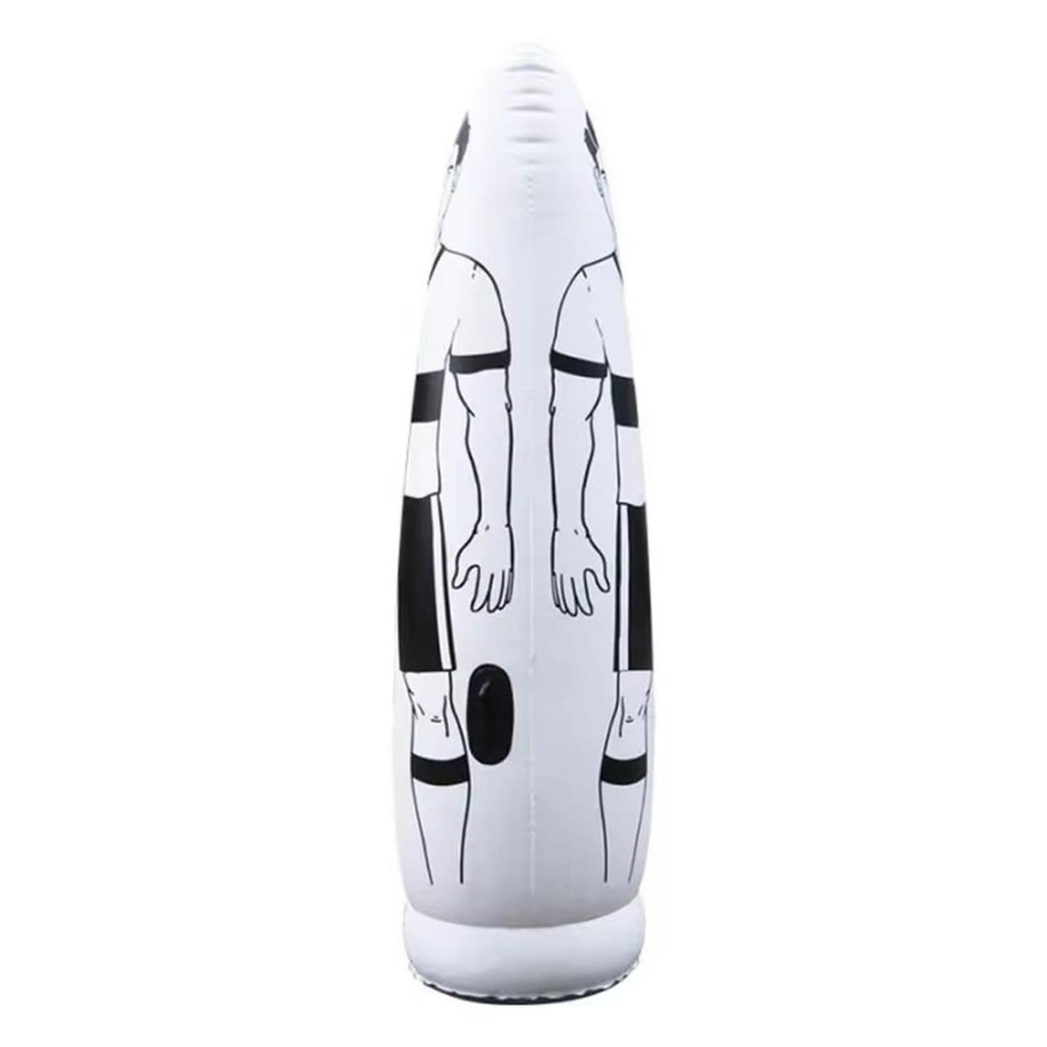 Barrera De Futbol Inflable Para Tiros Libres. 175 Cm Blanco-4