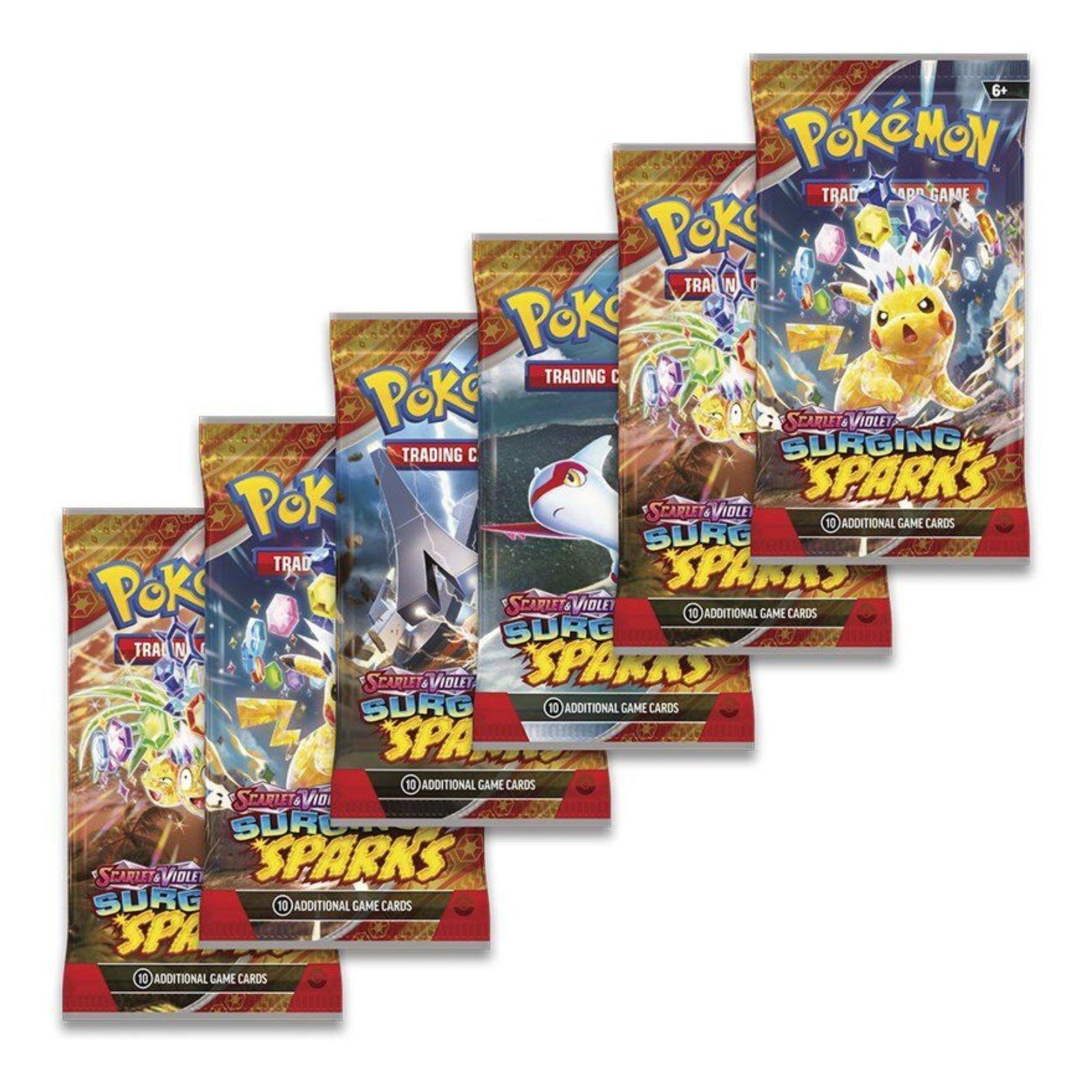 Cartas Pokemon Tcg Chispas Fulgurantes Booster Bundle 6 Sobres Español-2