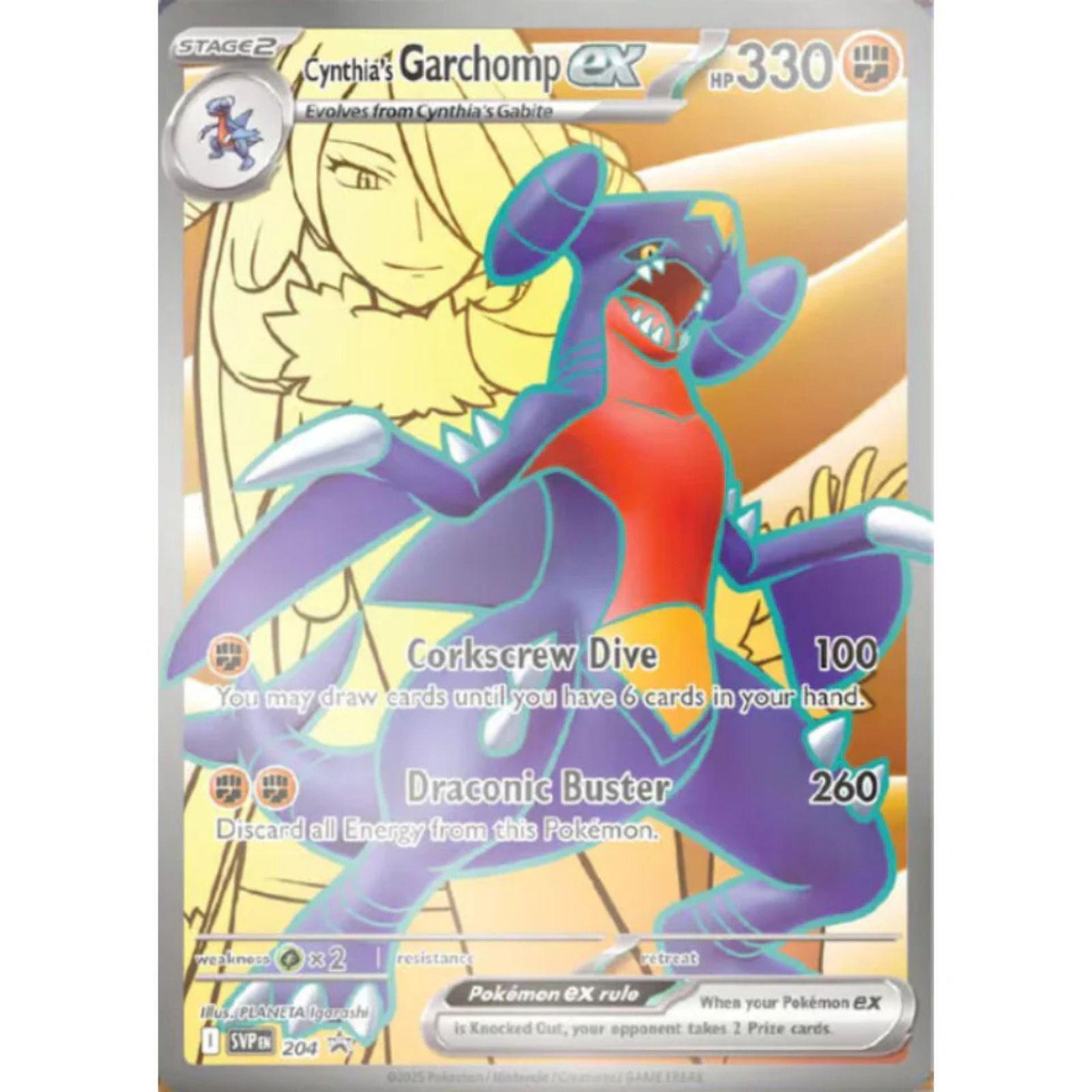 Cartas Pokemon Tcg Cynthias Garchomp ex Premium Collection Box Ingles-2