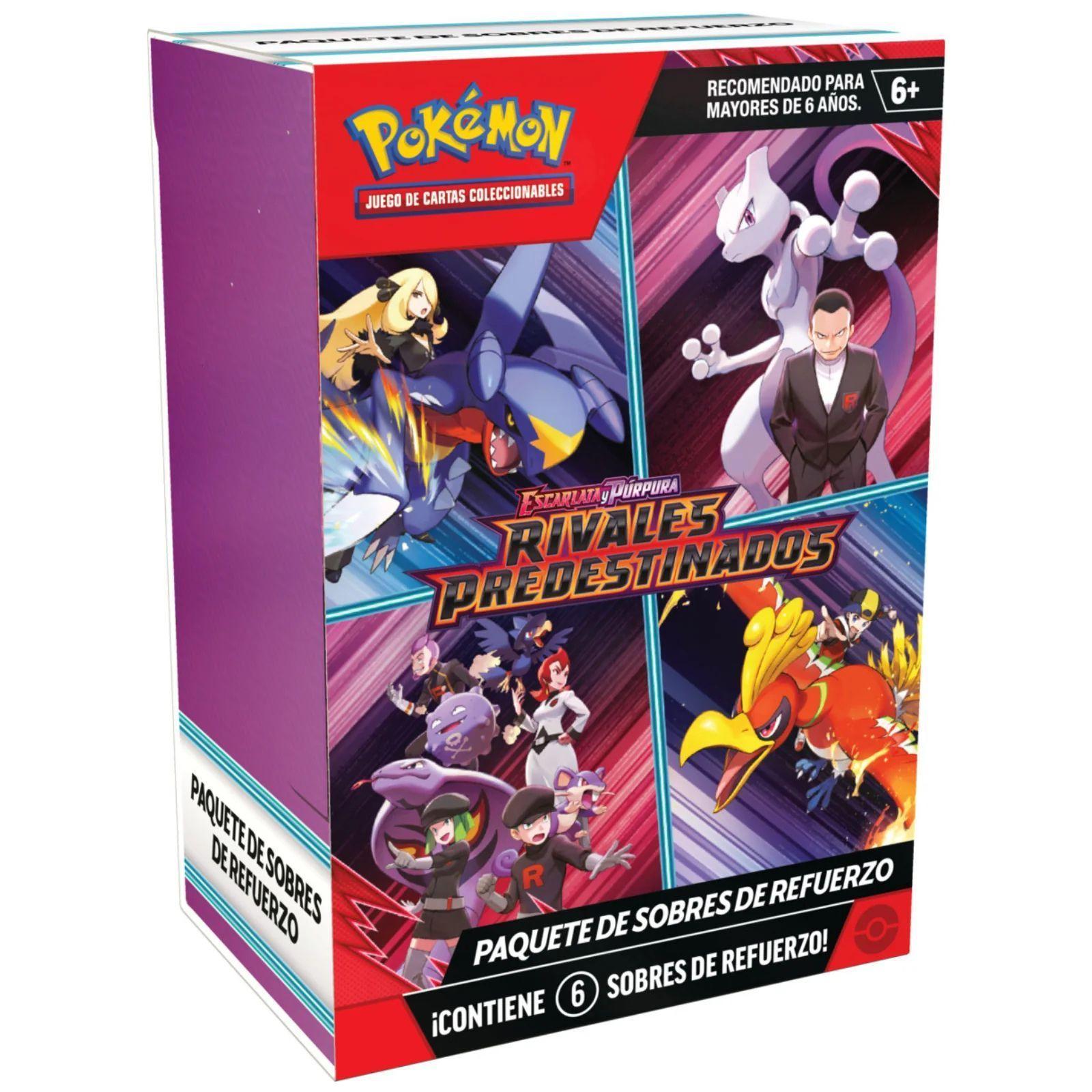 Cartas Pokemon Tcg Destined Rivals Booster Bundle 6 Sobres Español-0