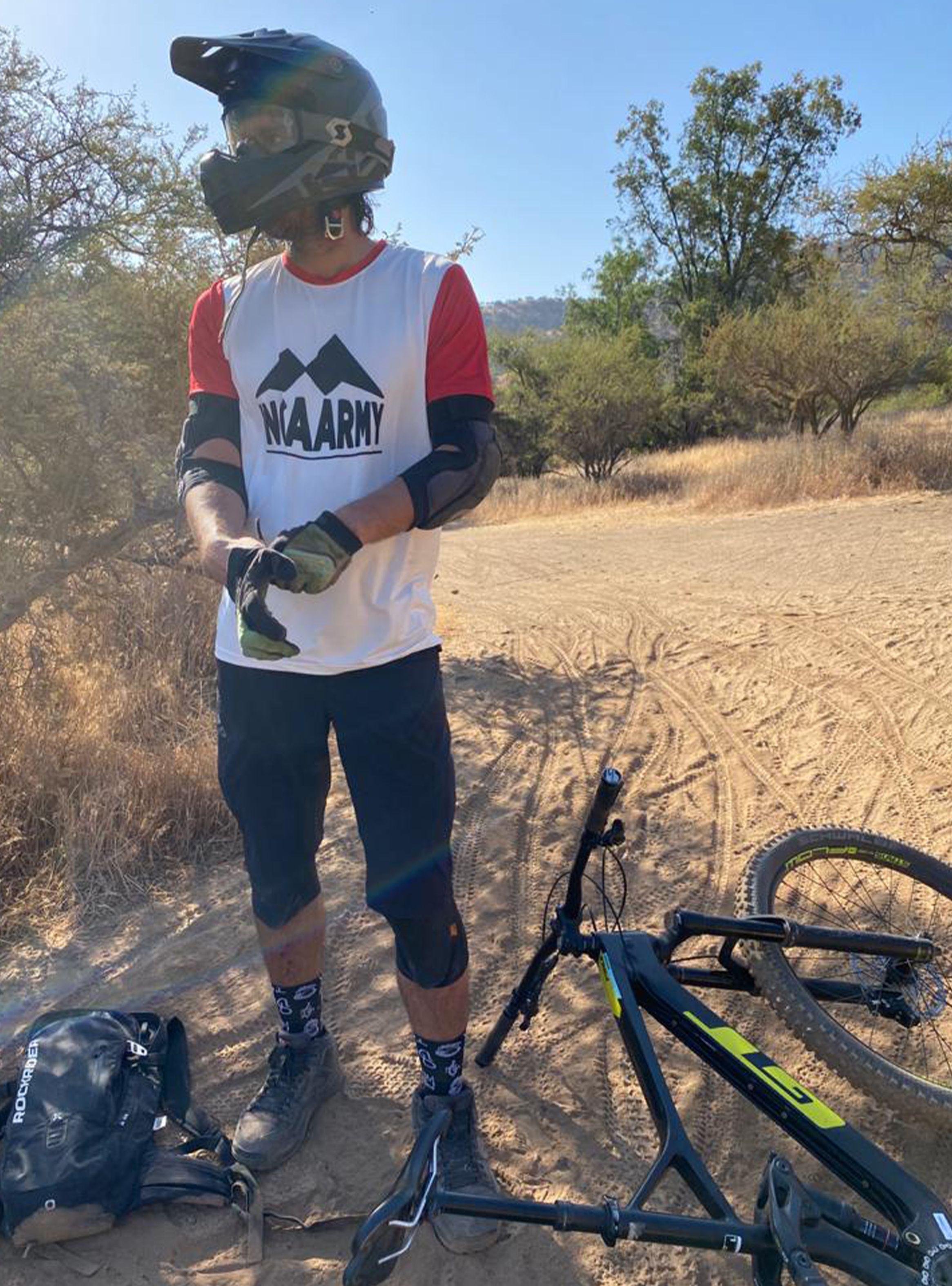 Jersey MTB - Explorador Inca Rojo - Poliéster 100% reciclado-1