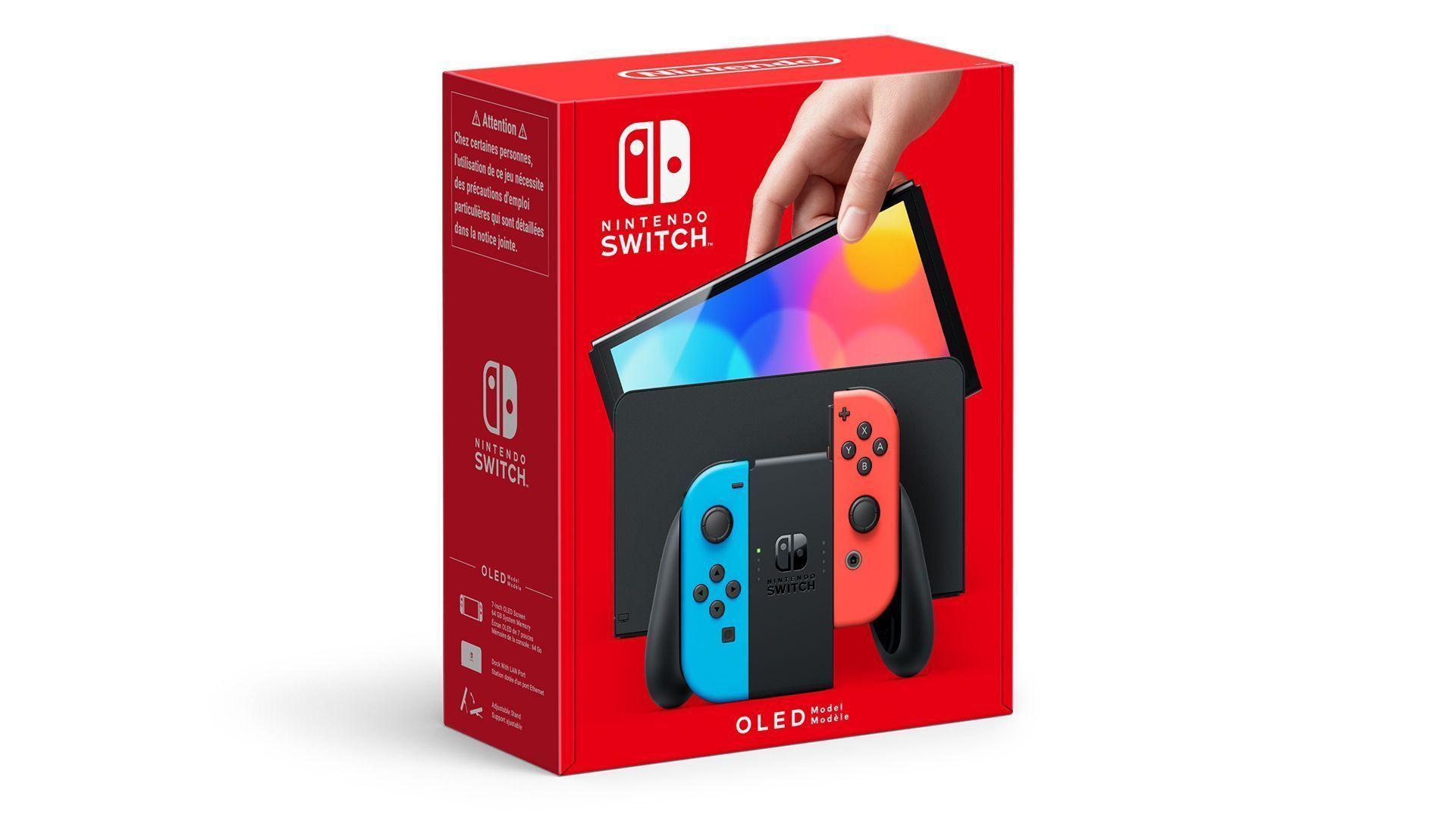 Nintendo Switch Oled 64GB - Neon-1