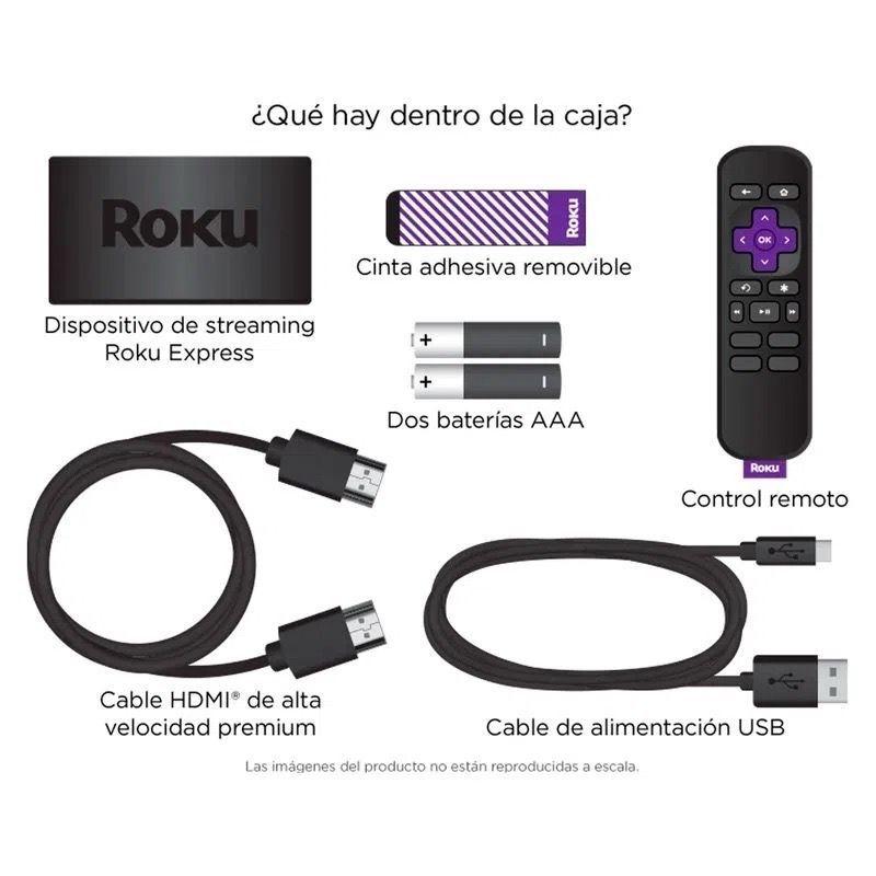 Roku Express Hd 3930r Smart Tv - Negro-1