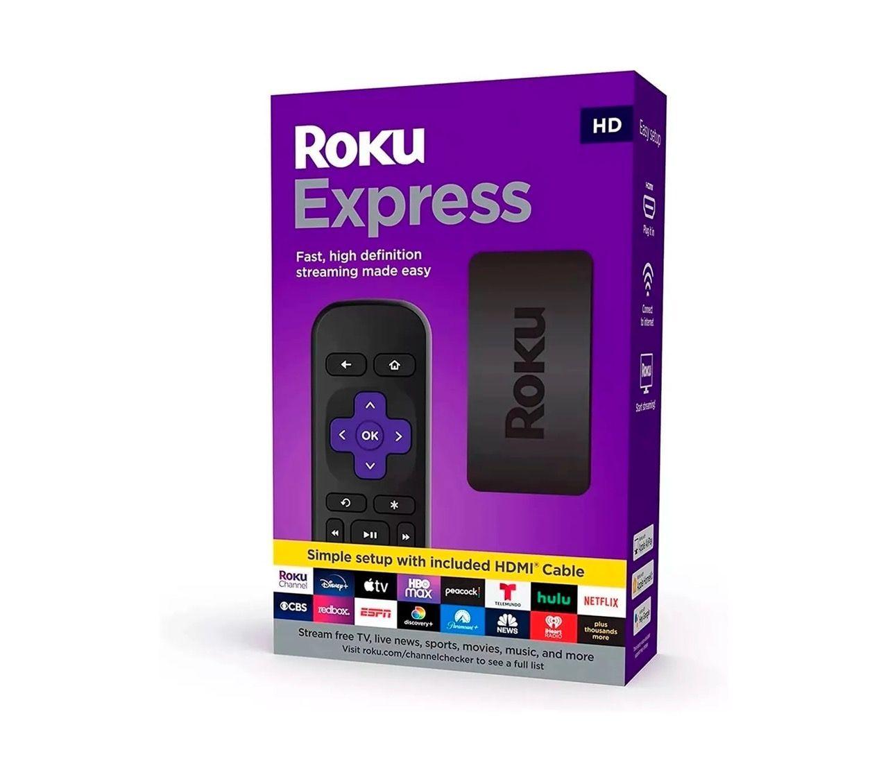Roku Express Hd 3930r Smart Tv - Negro-0