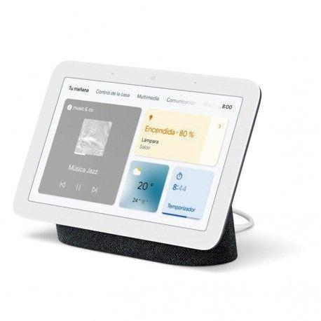 Google Nest Hub 2da G Con Pantalla 7 P - Charcoal-0