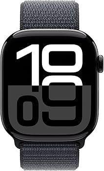 Apple Watch Series 10 Gps 46mm Aluminum Case Sport Loop Negro Azabache-0