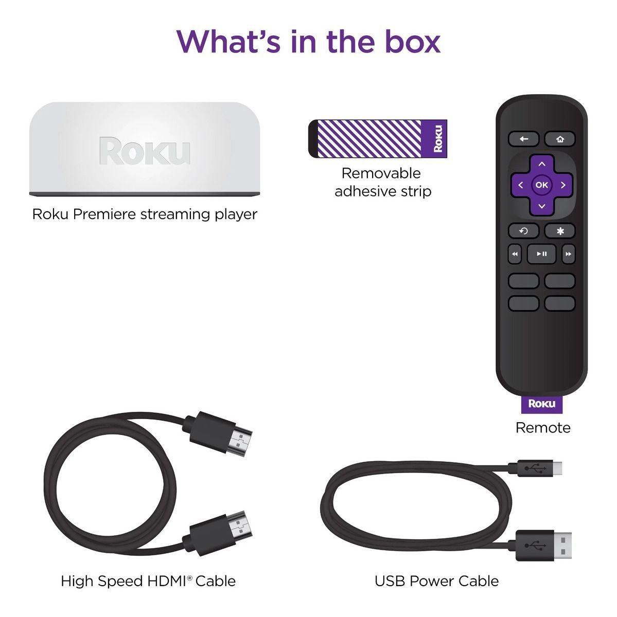 Roku Premiere 4k Reproductor Streaming 3920 - Phone Store-5