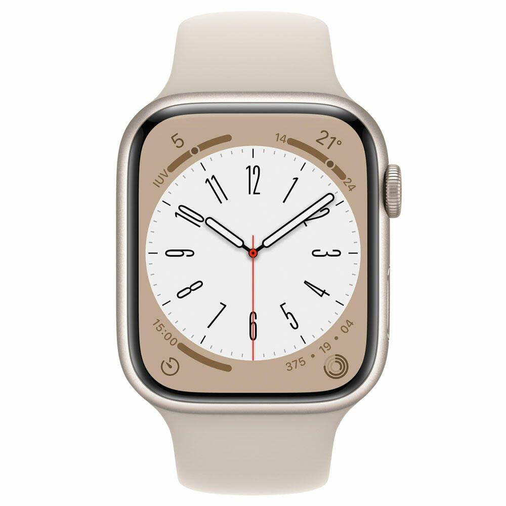 Watch Series 8 GPS 41mm Sportband S/M - Starlight -0