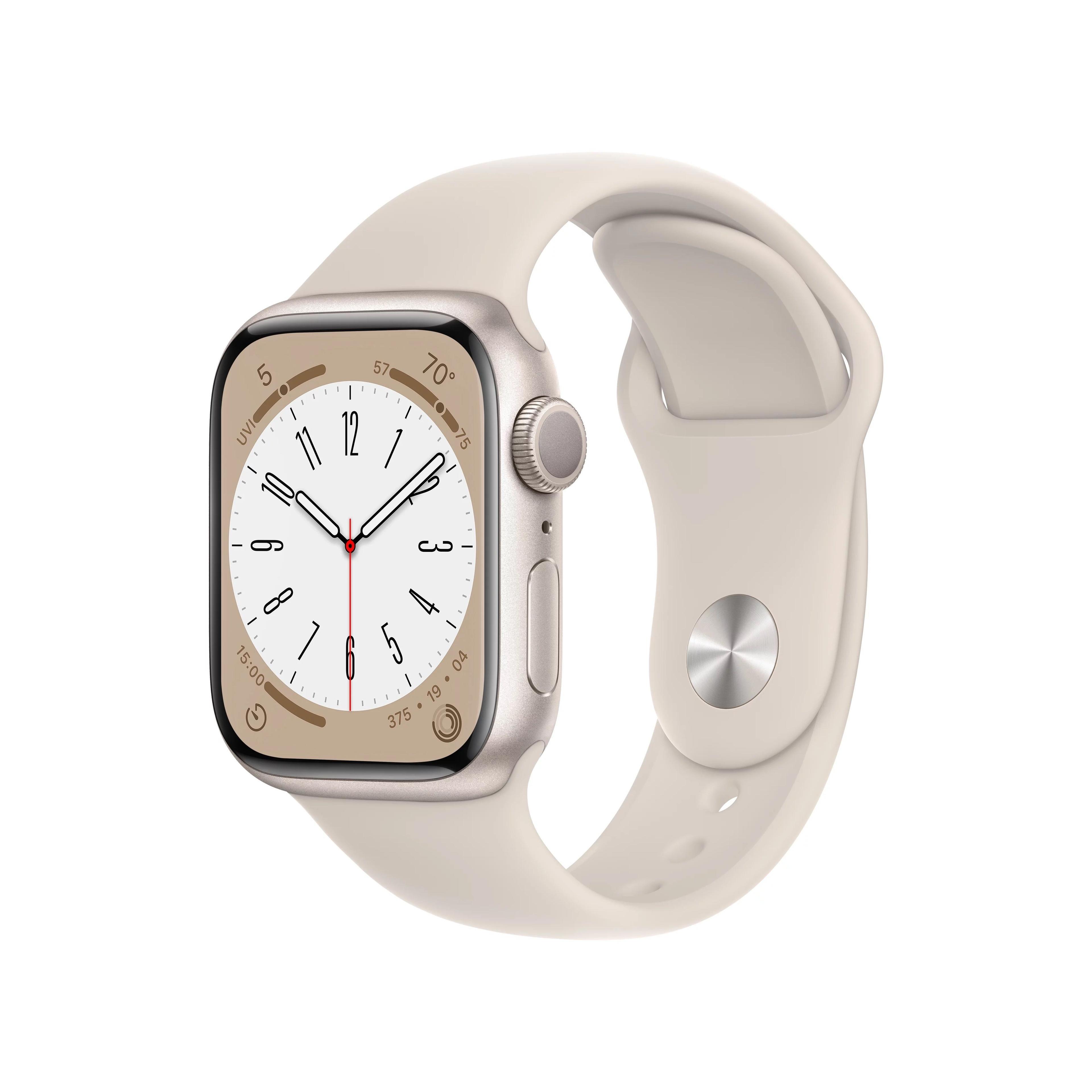 Watch Series 8 GPS 41mm Sportband S/M - Starlight -1