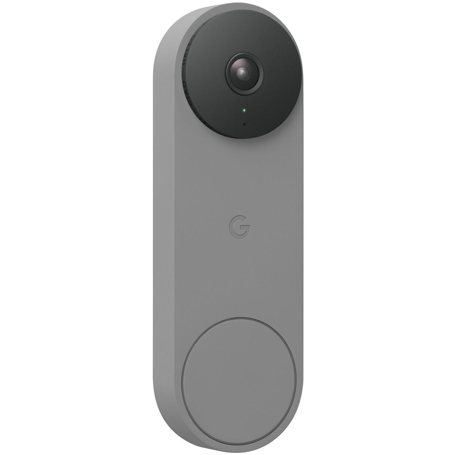 Google Nest Doorbell Timbre Wired 2nd Gen - Gris-0