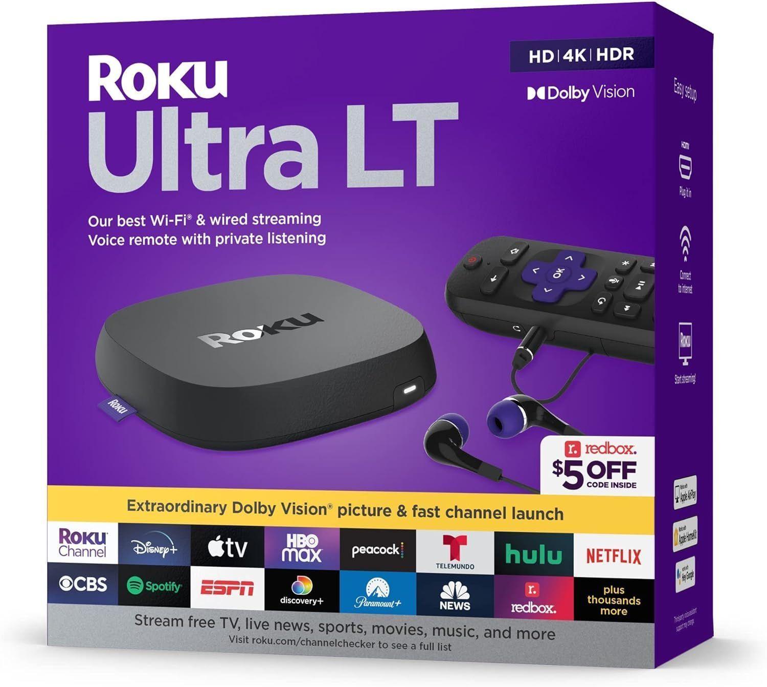 Roku Ultra LT 4k 4801rw -0